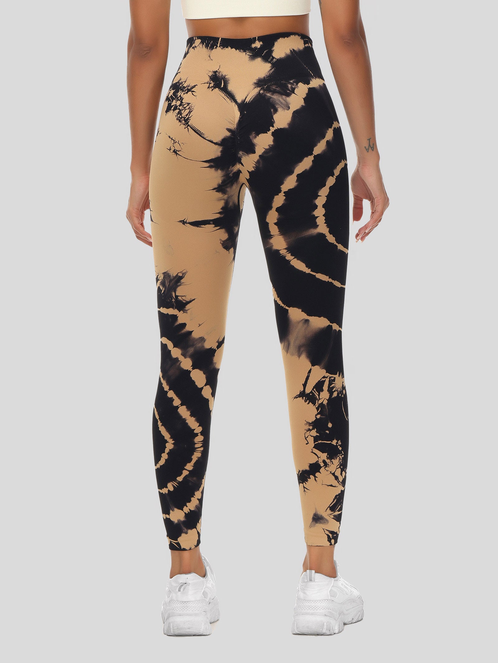 Ripple Tie Dye Butt Lifting Legging
