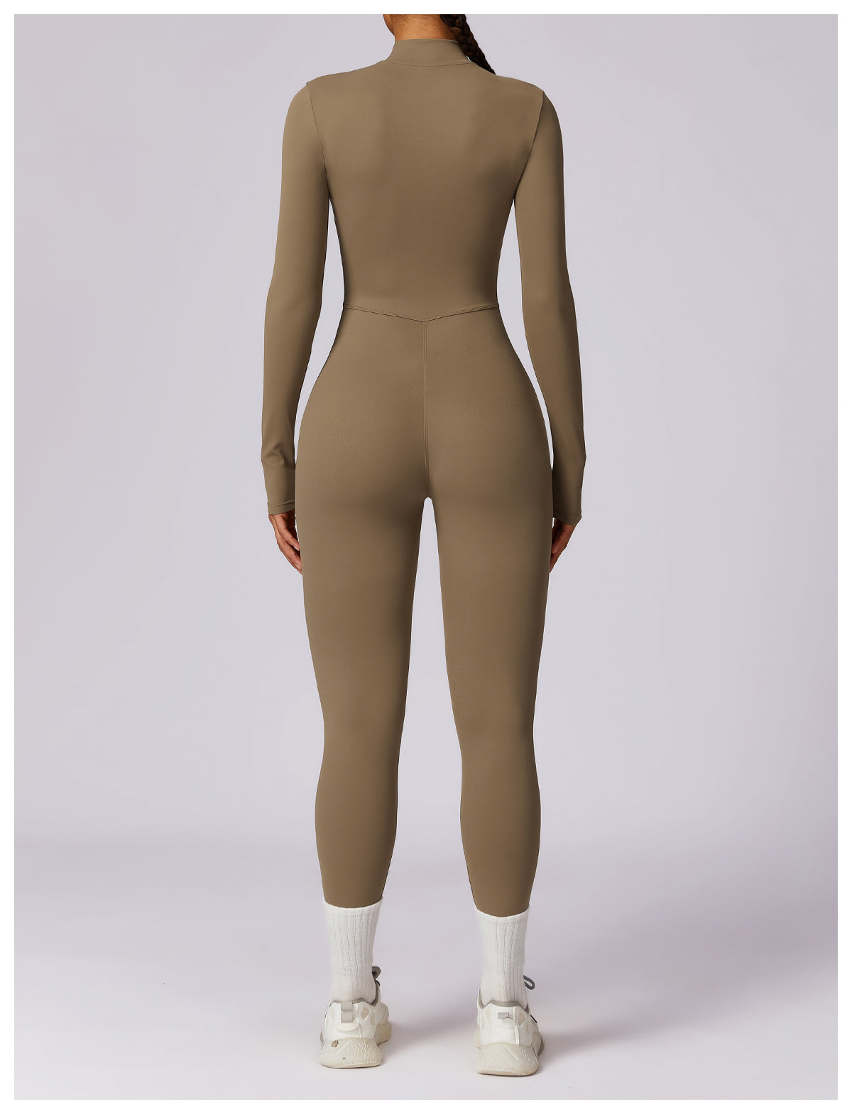 Zipper Seamless Jumpsuit