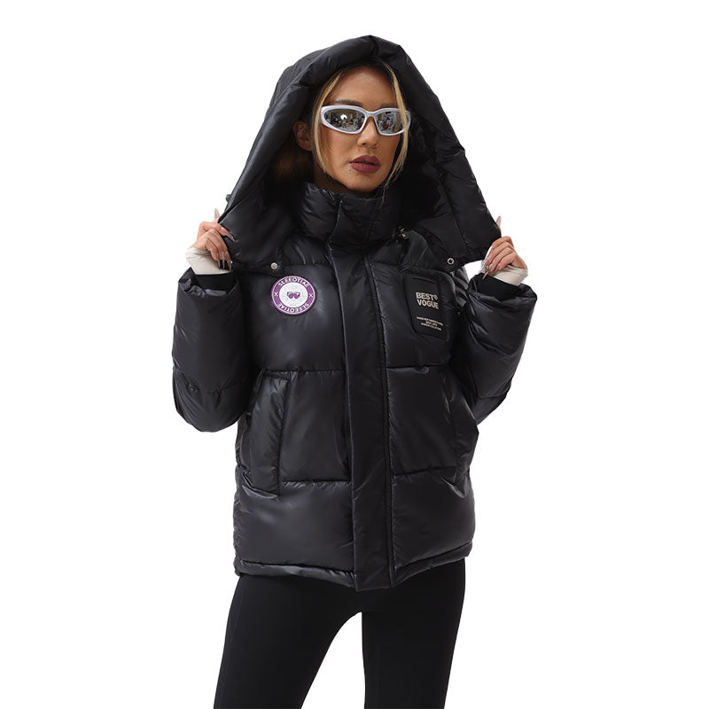 Cold proof hooded jacket