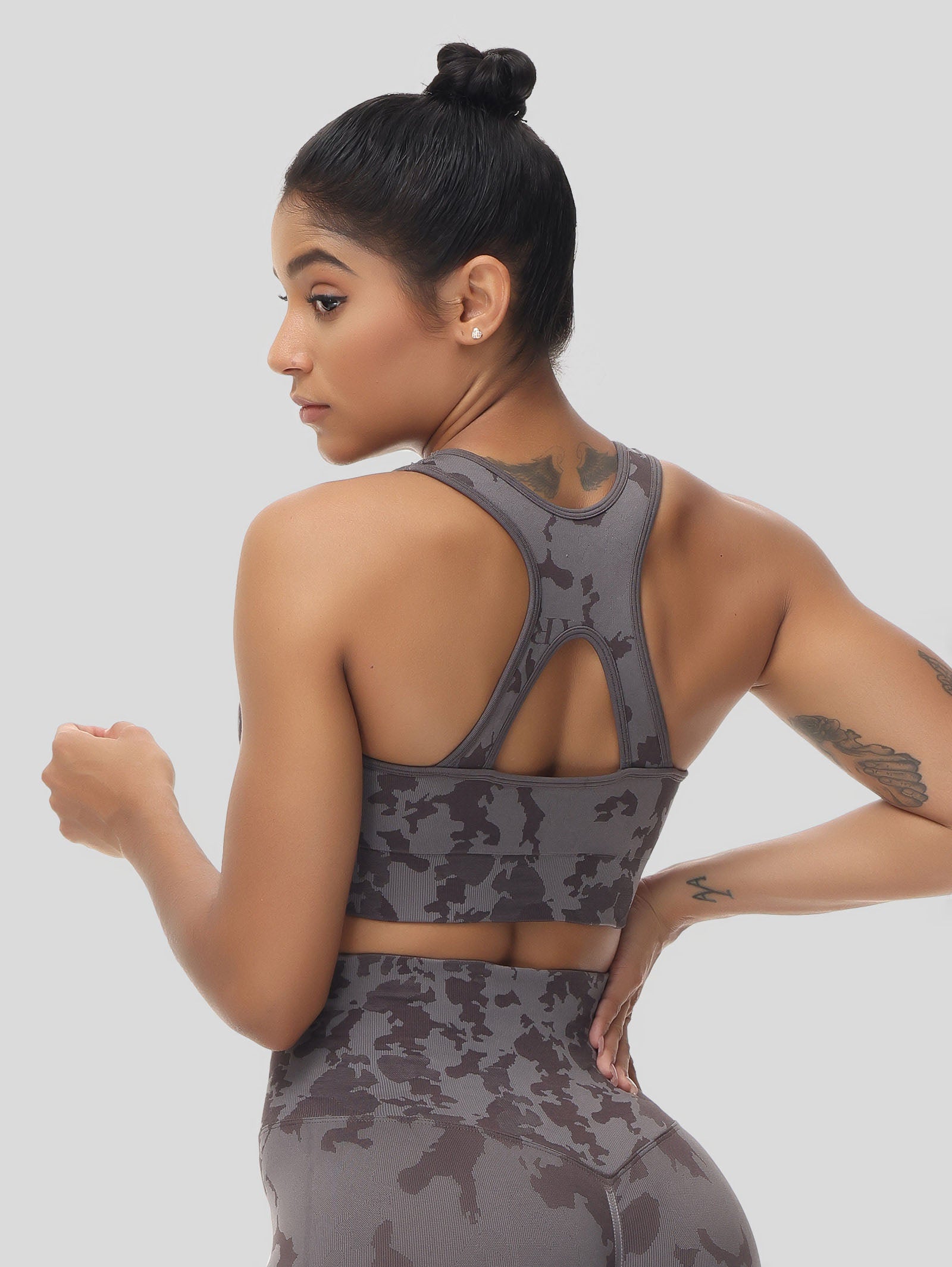 Tie Dye Seamless Two Piece Matching Set