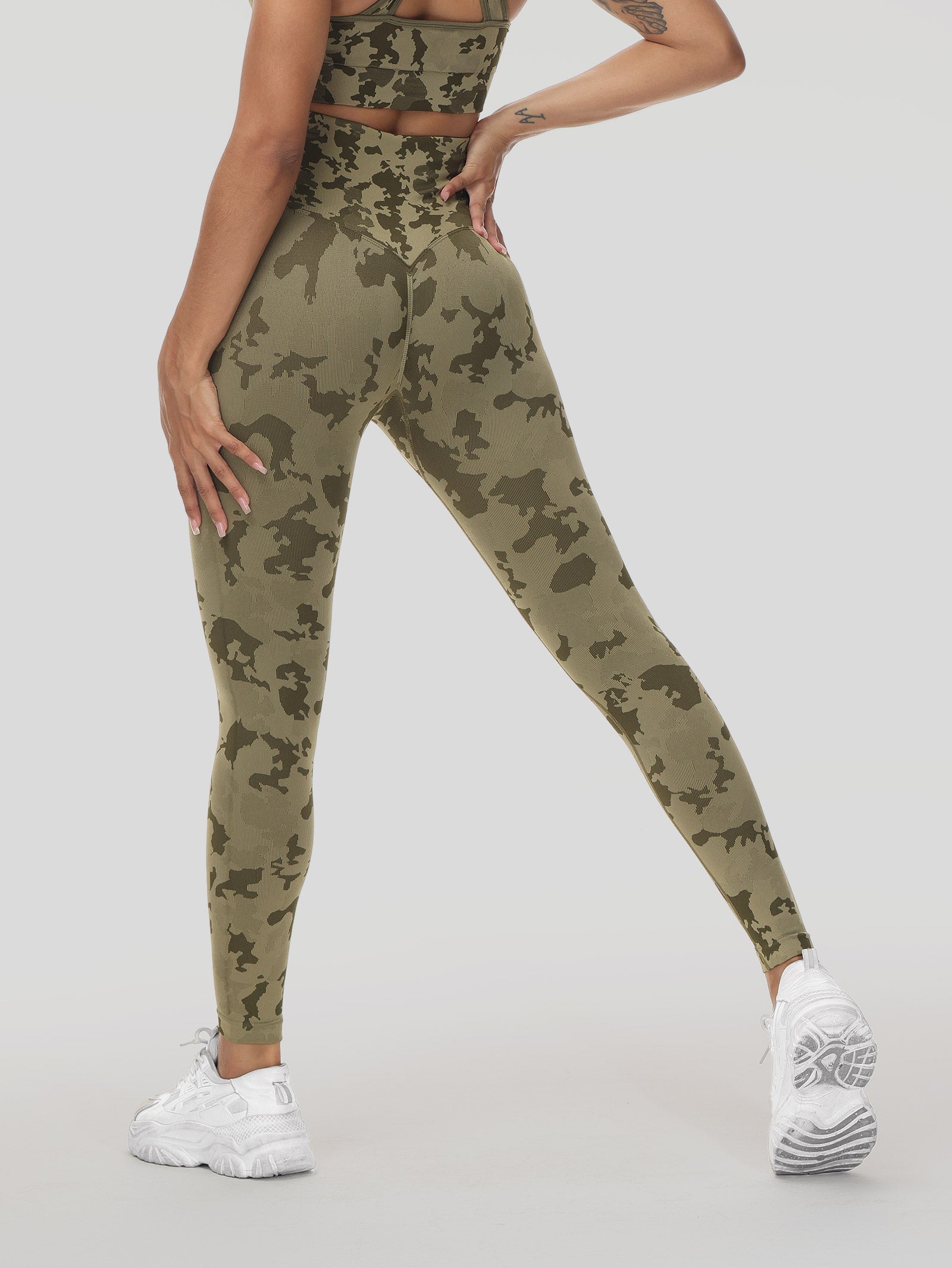 Tie Dye Seamless Two Piece Matching Set