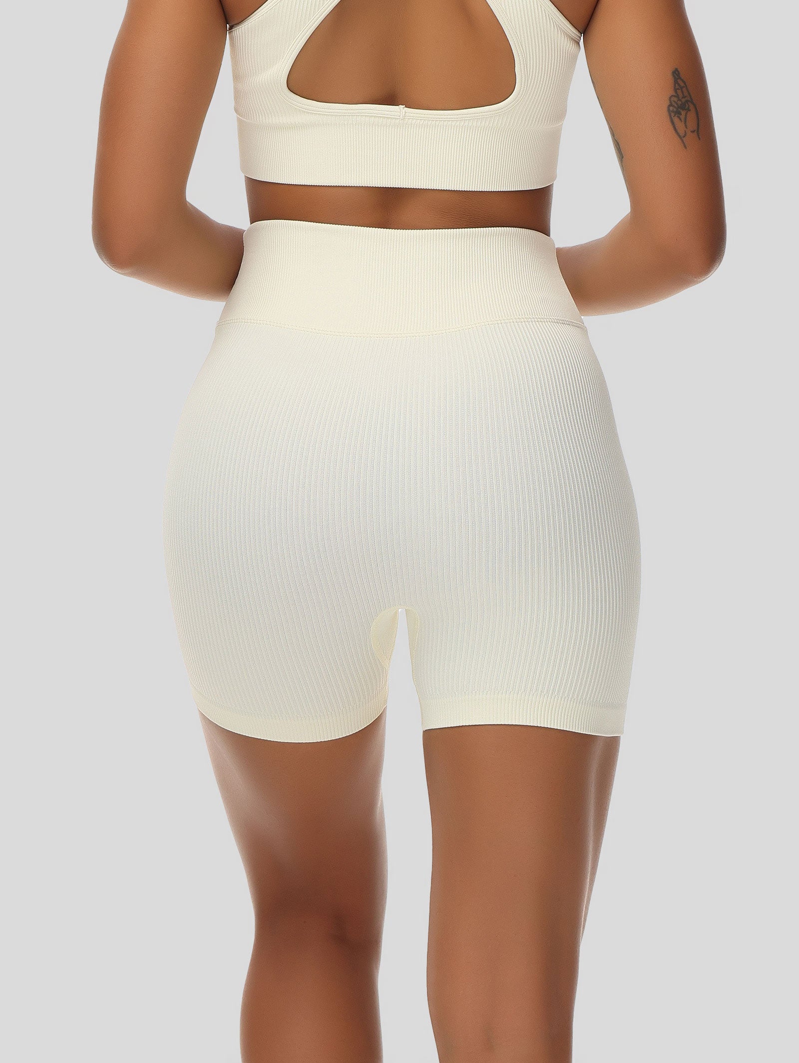 Crossover Butt Lifting Biker Shorts