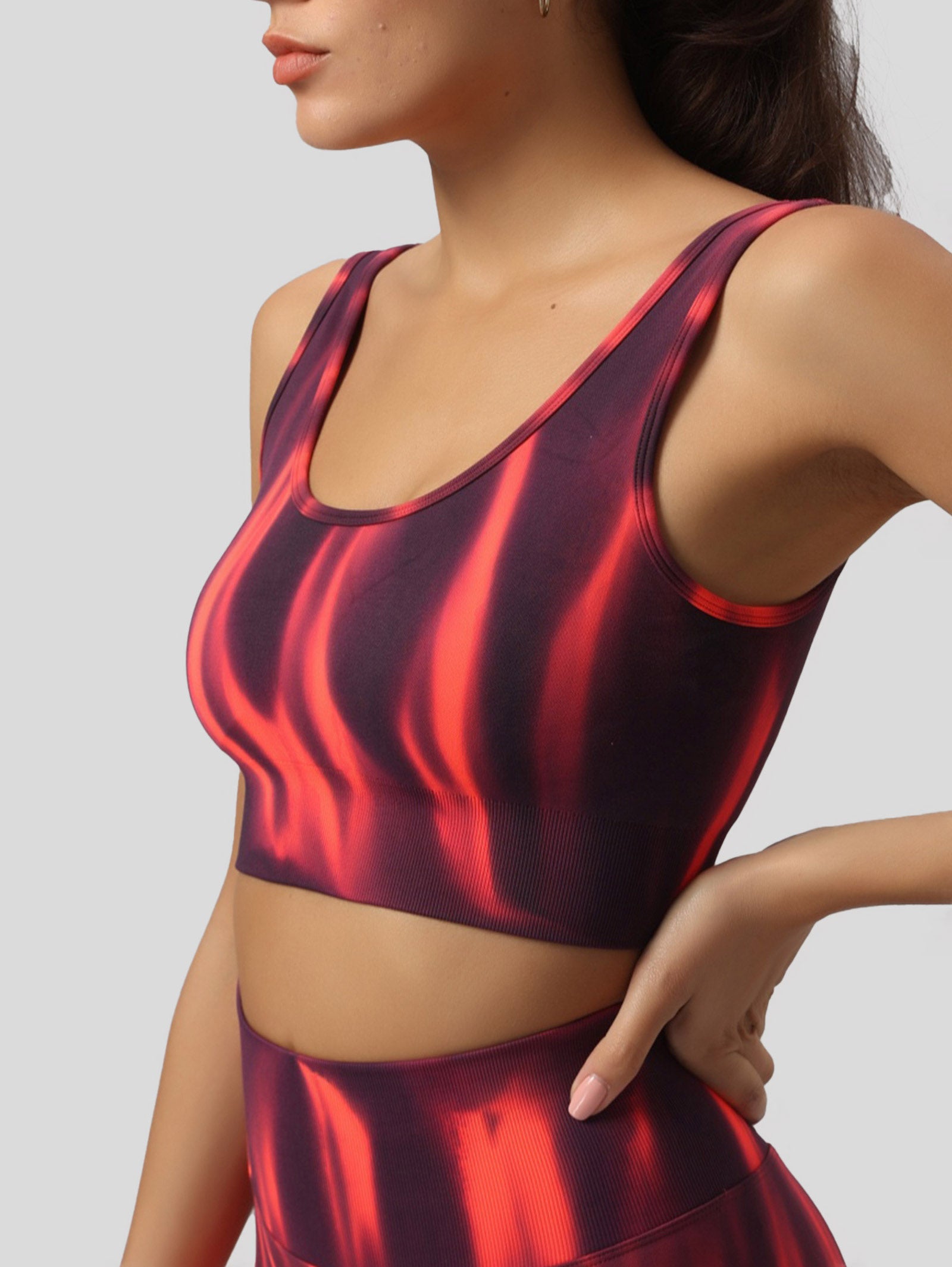 Burn Out Seamless Tank Top