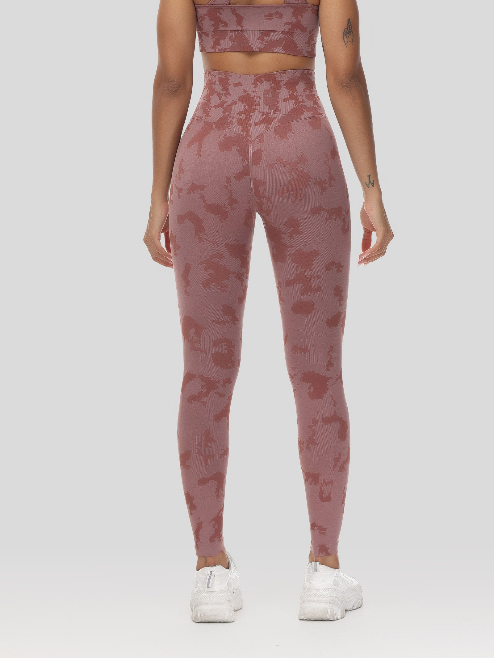 Tie Dye Seamless Two Piece Matching Set
