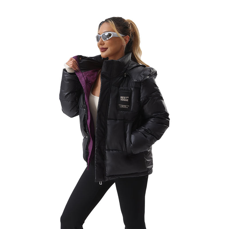 Cold proof hooded jacket