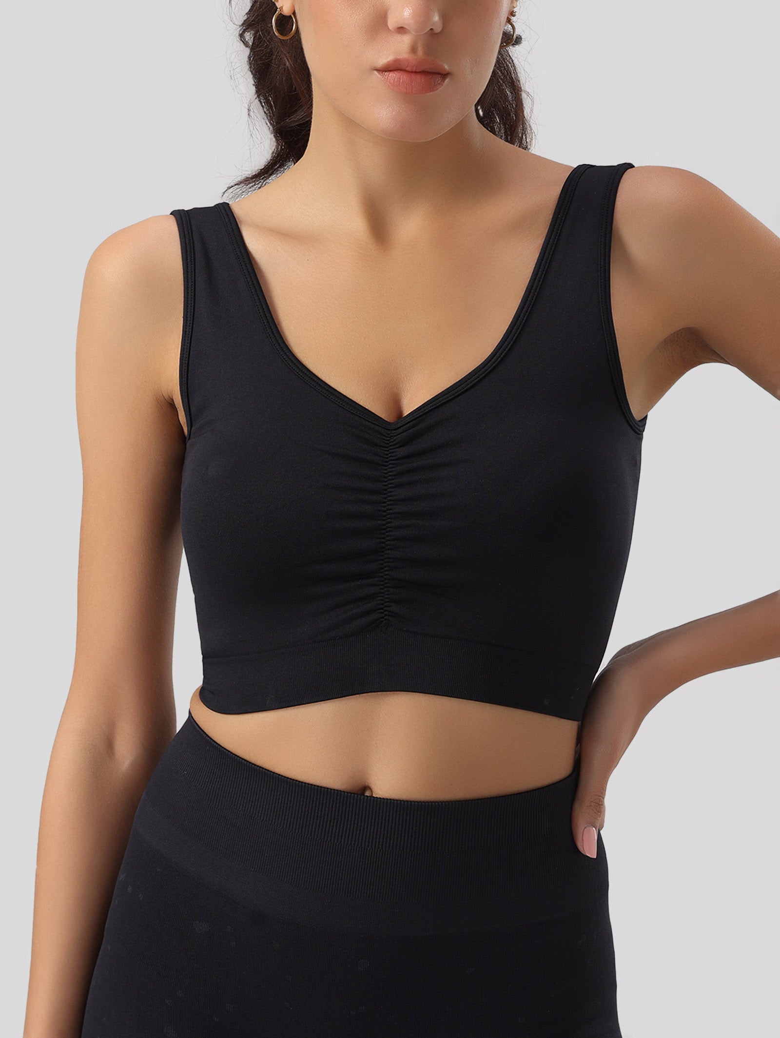 V-Neck Crop Top