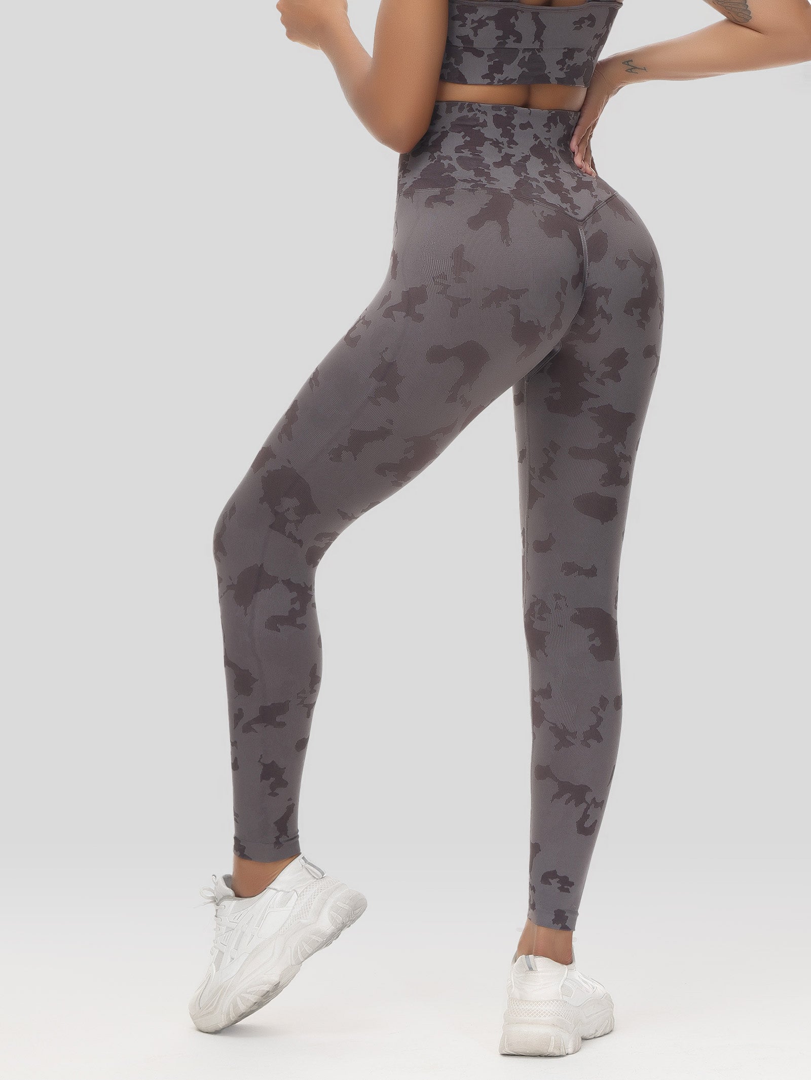 Tie Dye Seamless Two Piece Matching Set