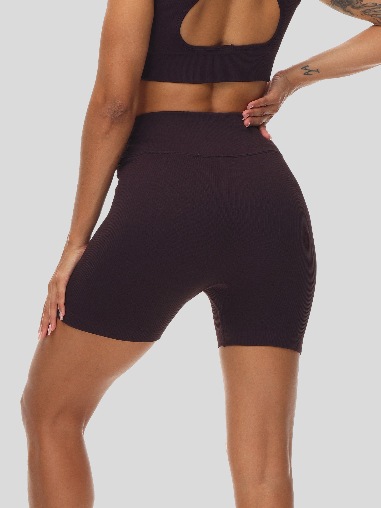 Crossover Butt Lifting Biker Shorts