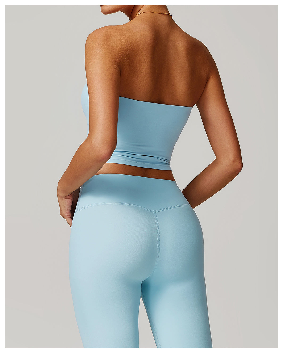 Comfort Club  Brushed Fabric Strapless Tank Top