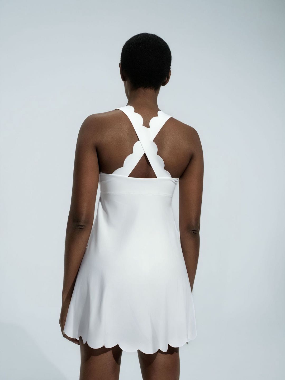 Scallop Edge Court Dress