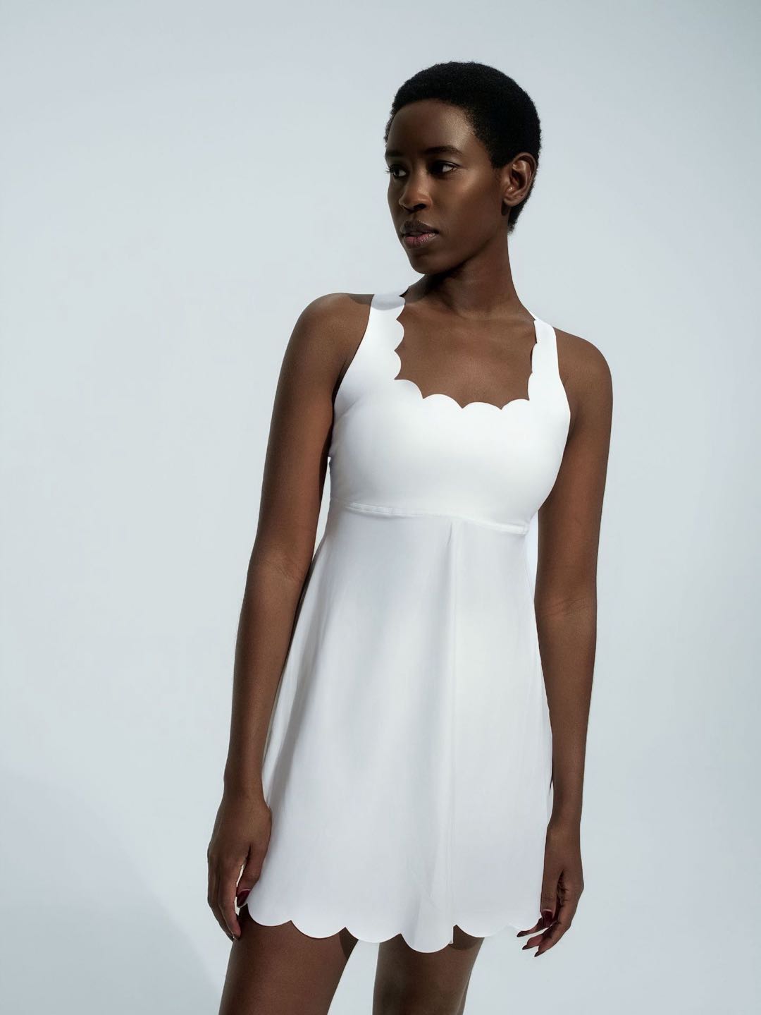 Scallop Edge Court Dress