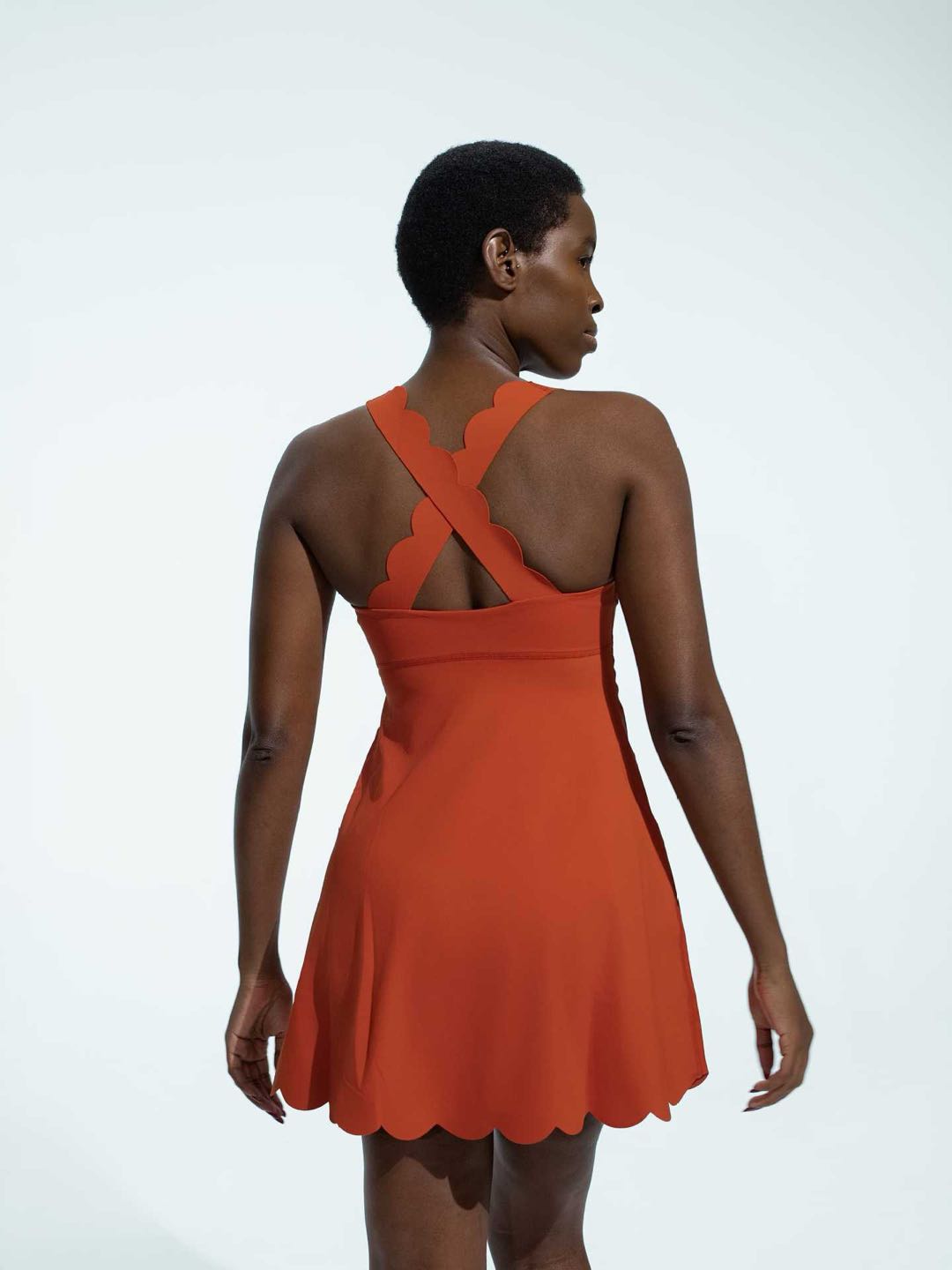 Scallop Edge Court Dress