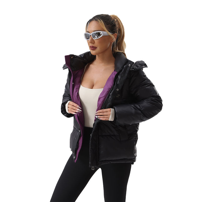 Cold proof hooded jacket