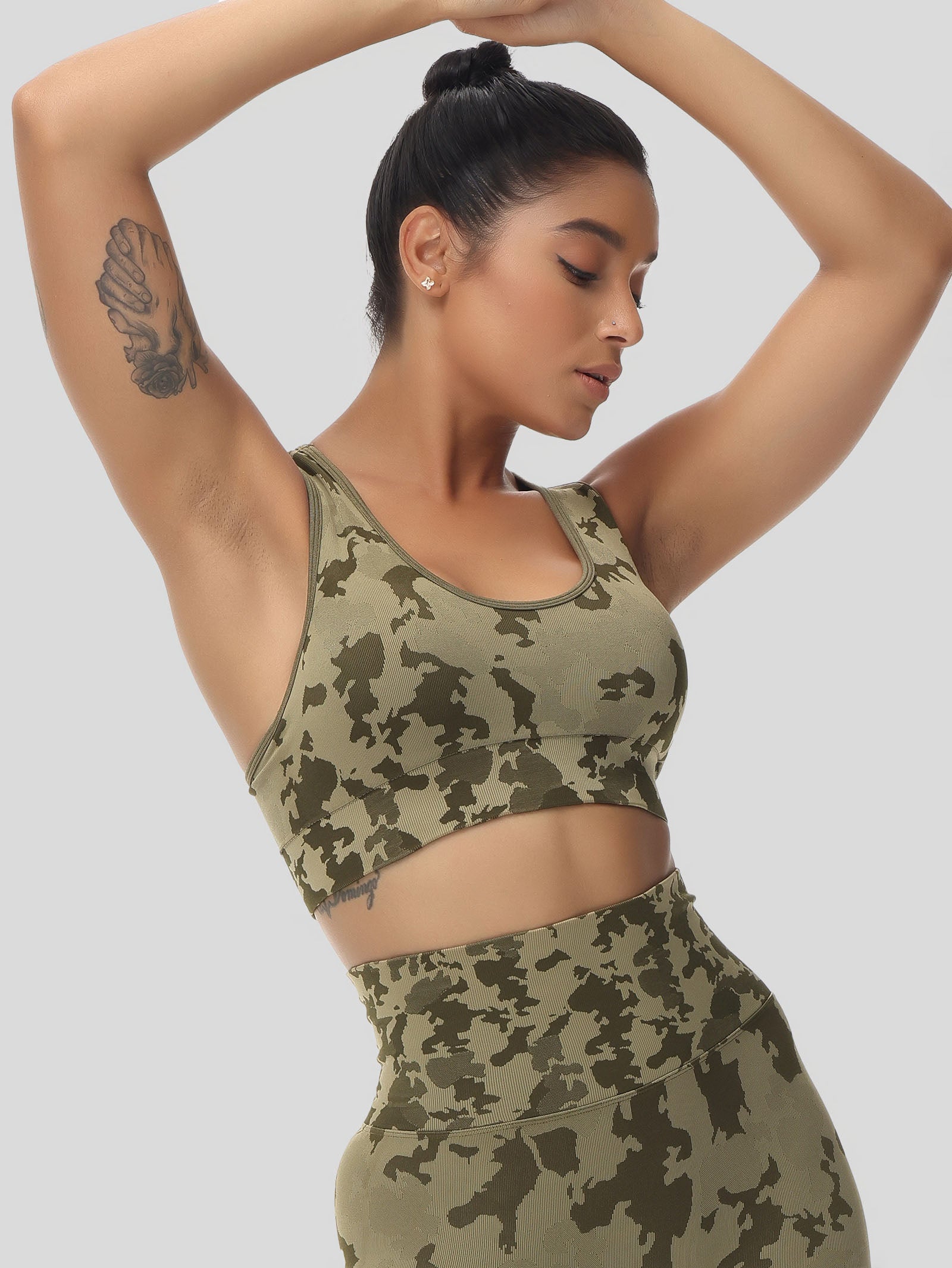Tie Dye Seamless Two Piece Matching Set