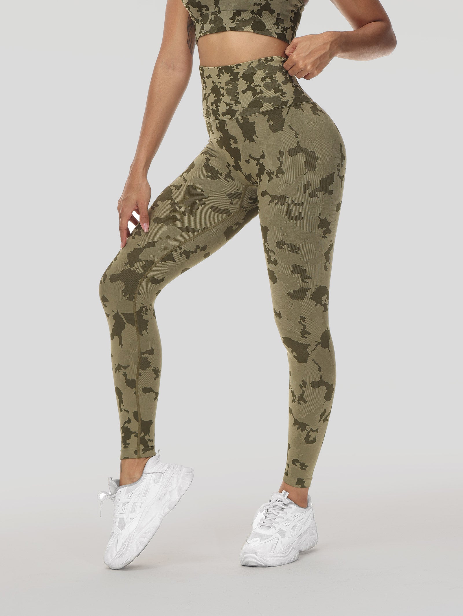 Tie Dye Seamless Two Piece Matching Set