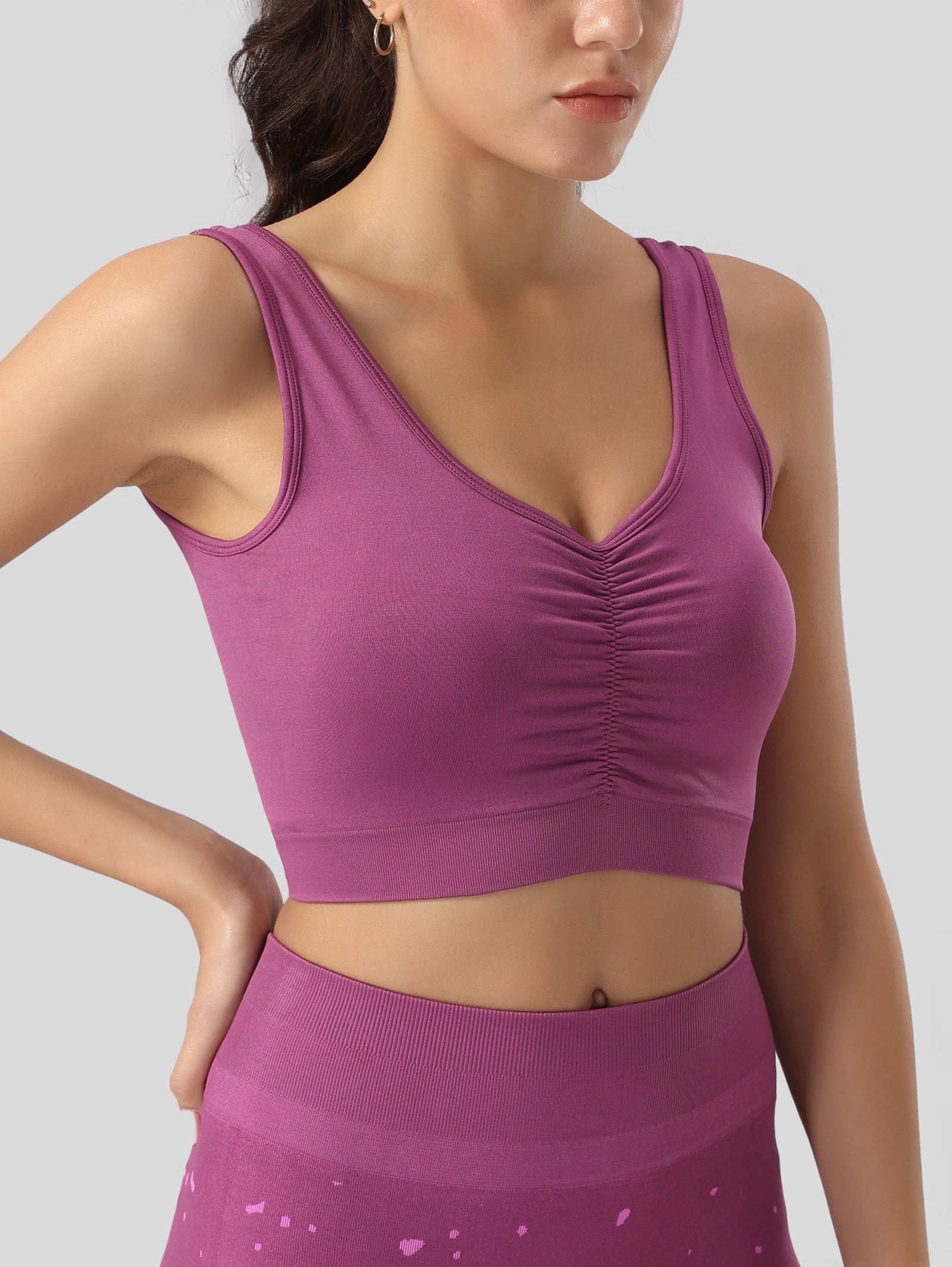 V-Neck Crop Top