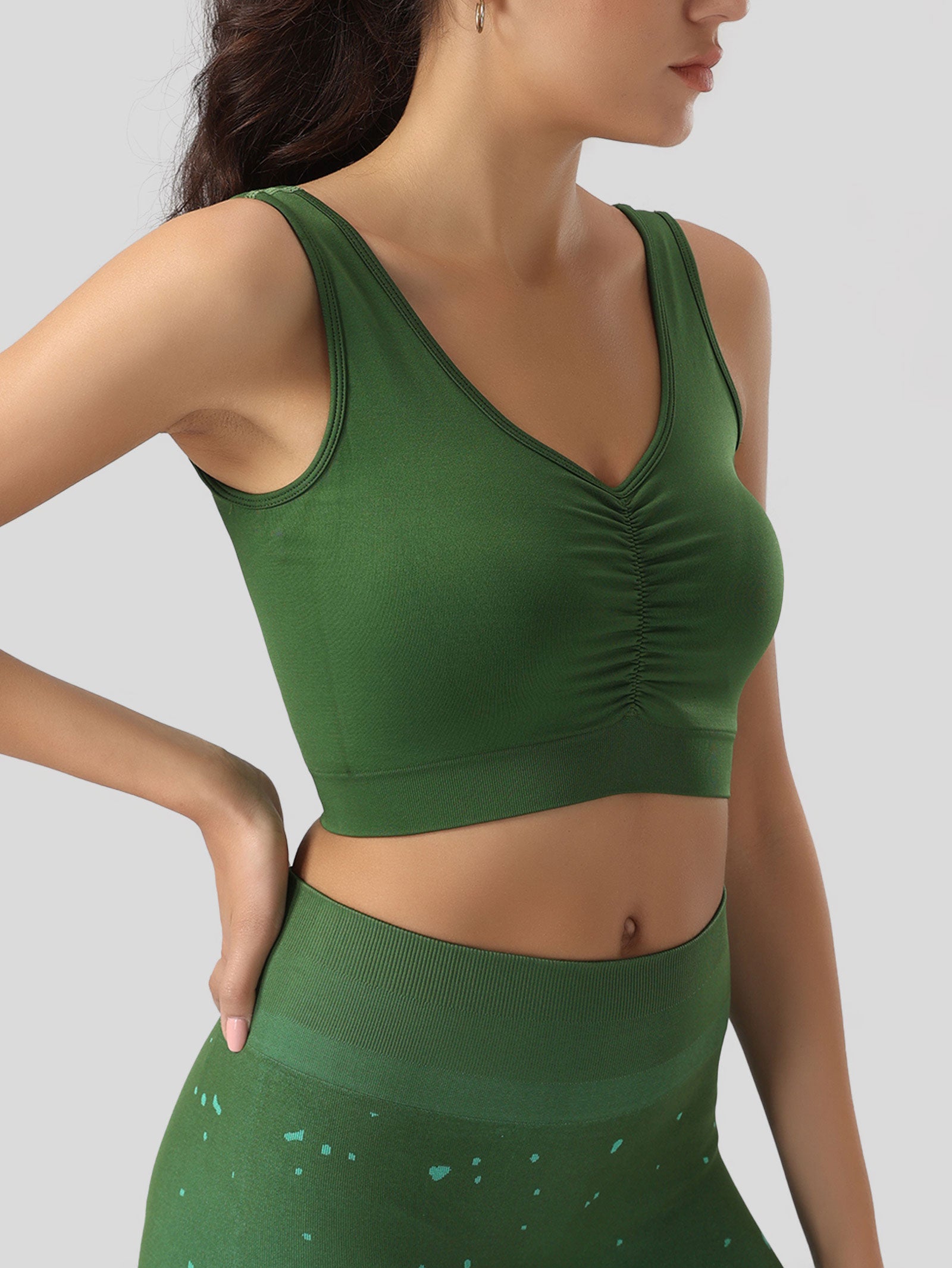 V-Neck Crop Top