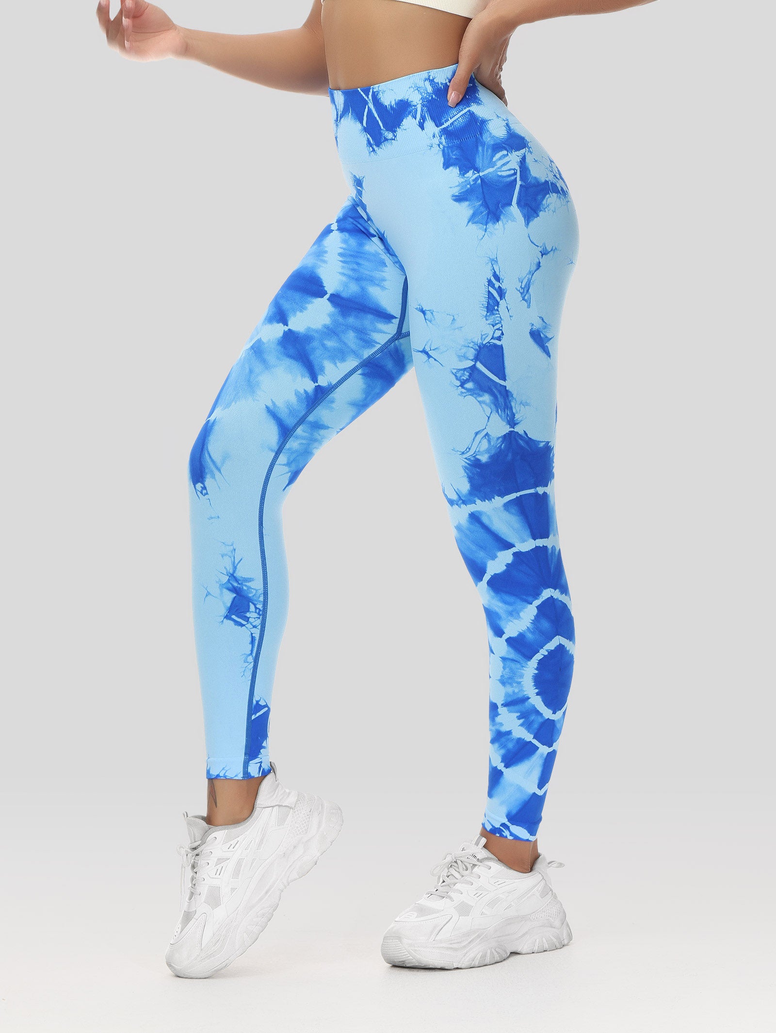 Ripple Tie Dye Butt Lifting Legging