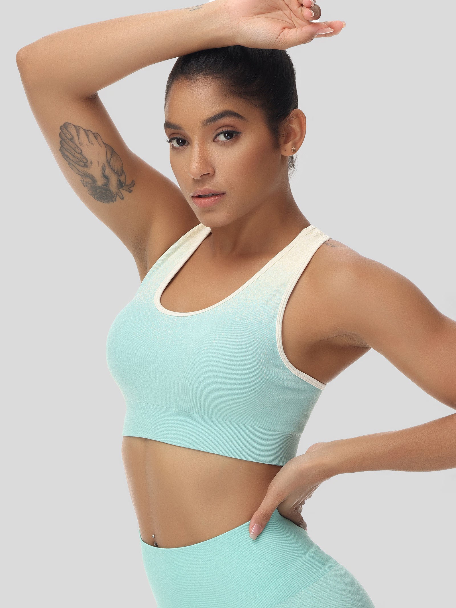 Ombre Crop Tank Top