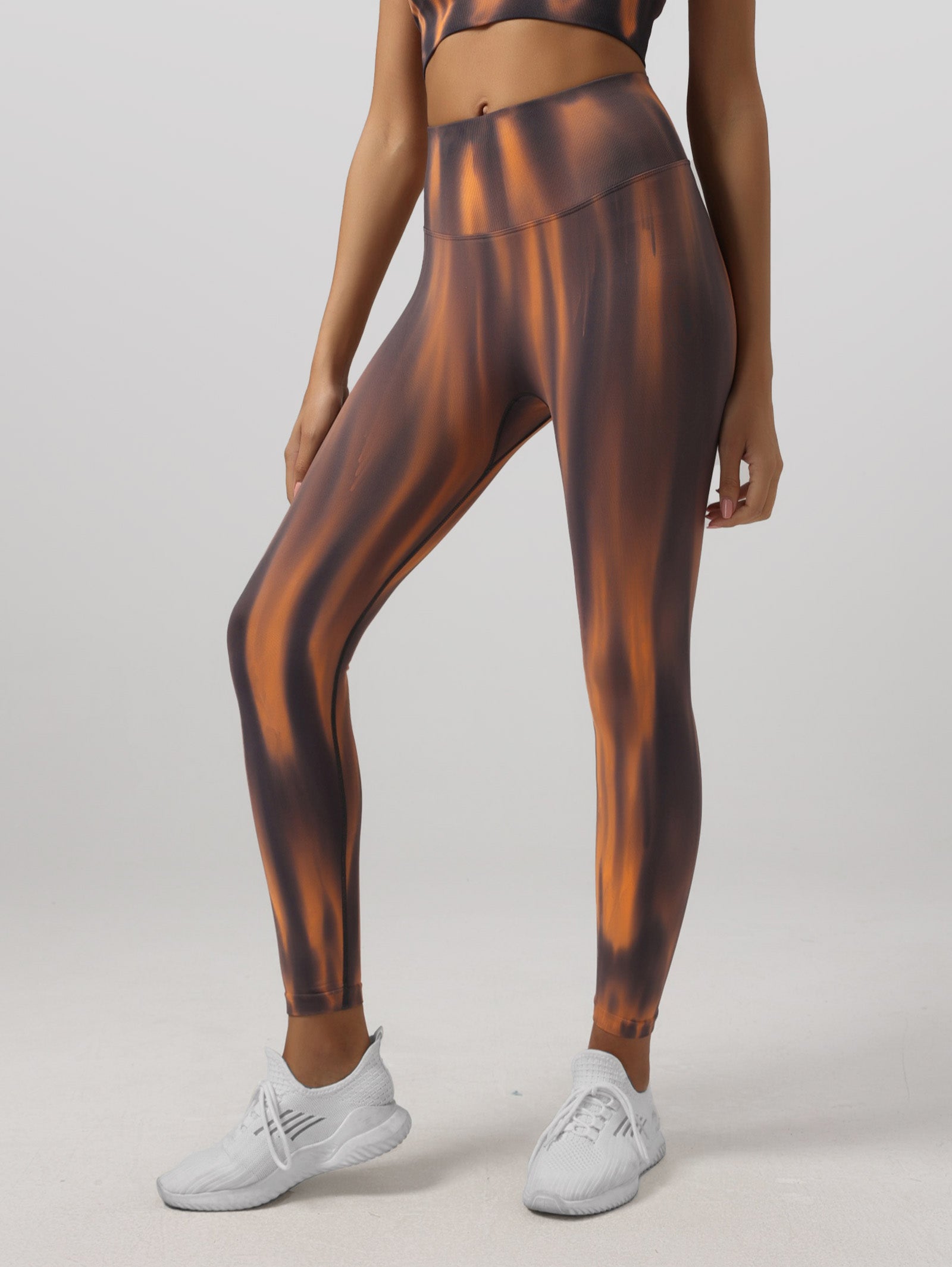 Burn Out Seamless High Waist Leggings