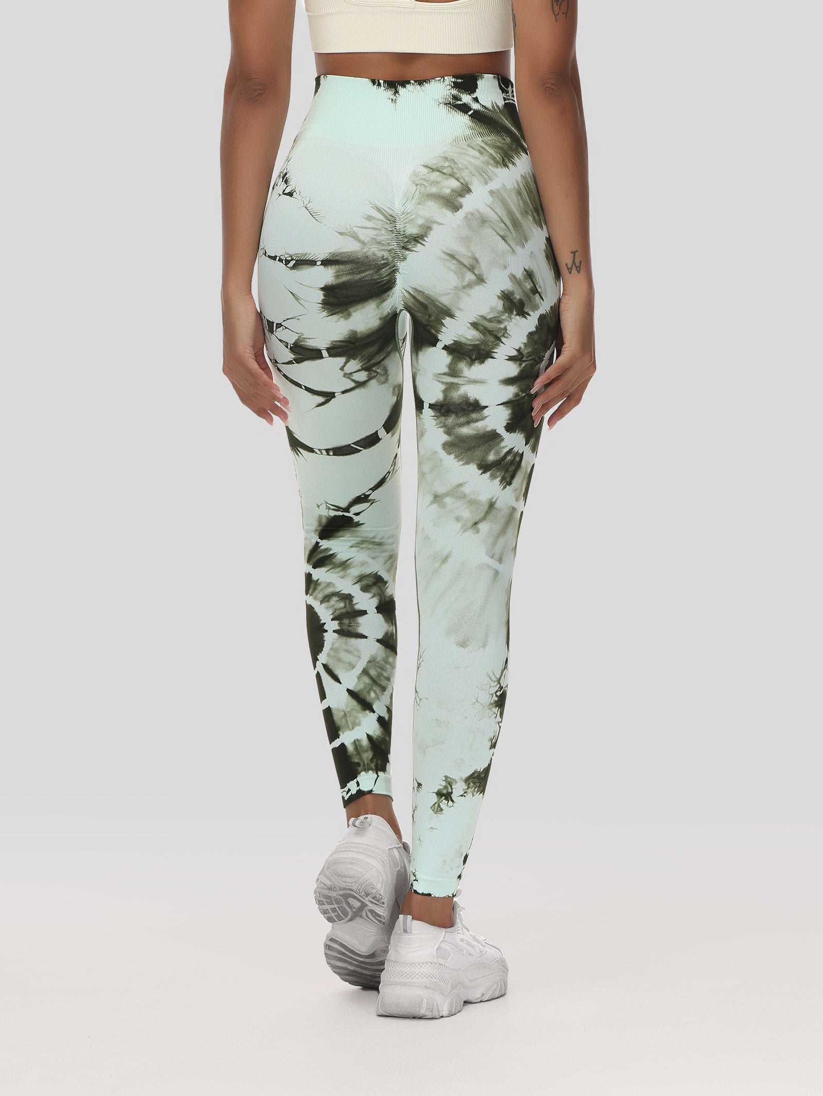 Ripple Tie Dye Butt Lifting Legging