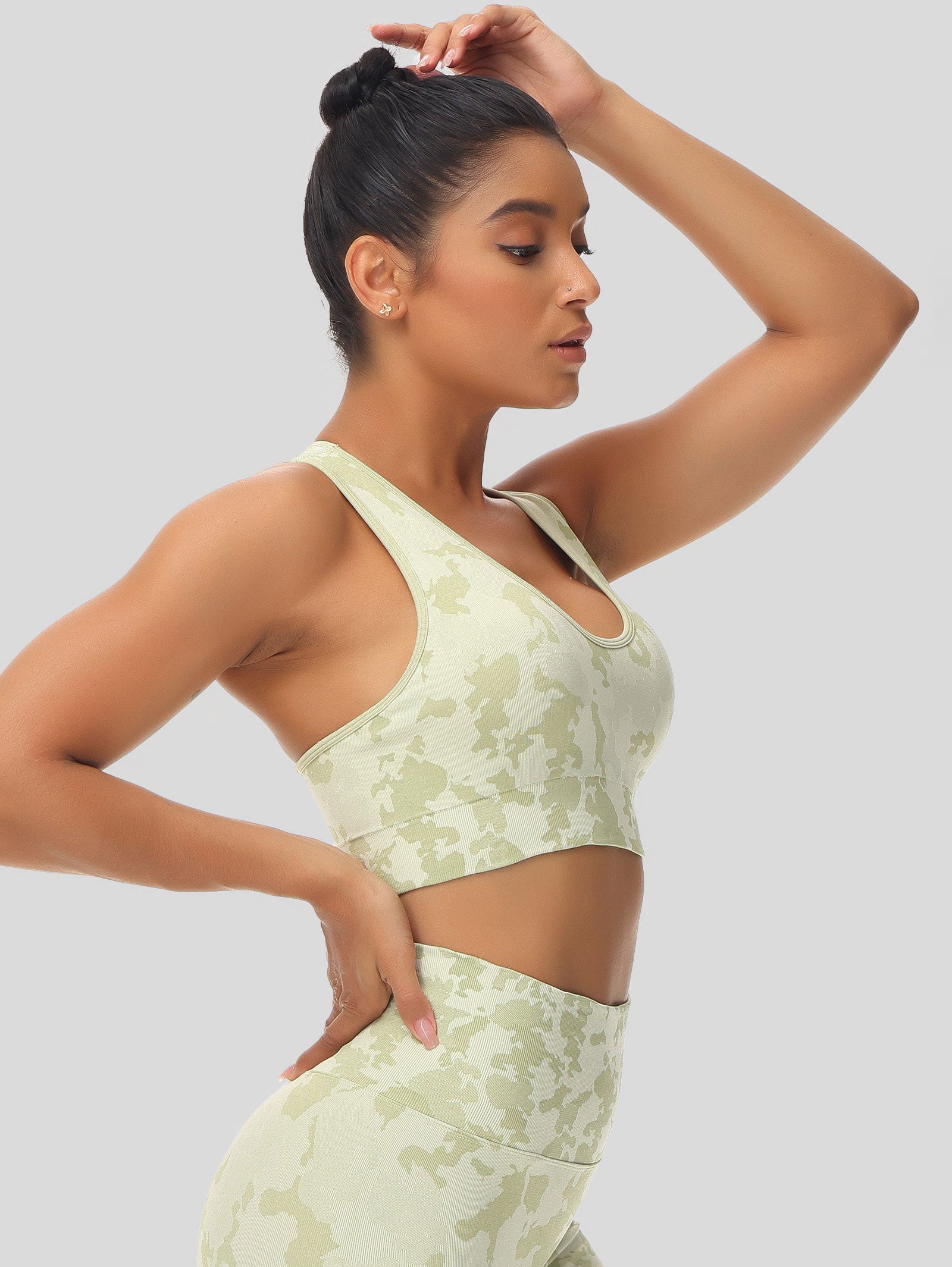 Tie Dye Seamless Two Piece Matching Set