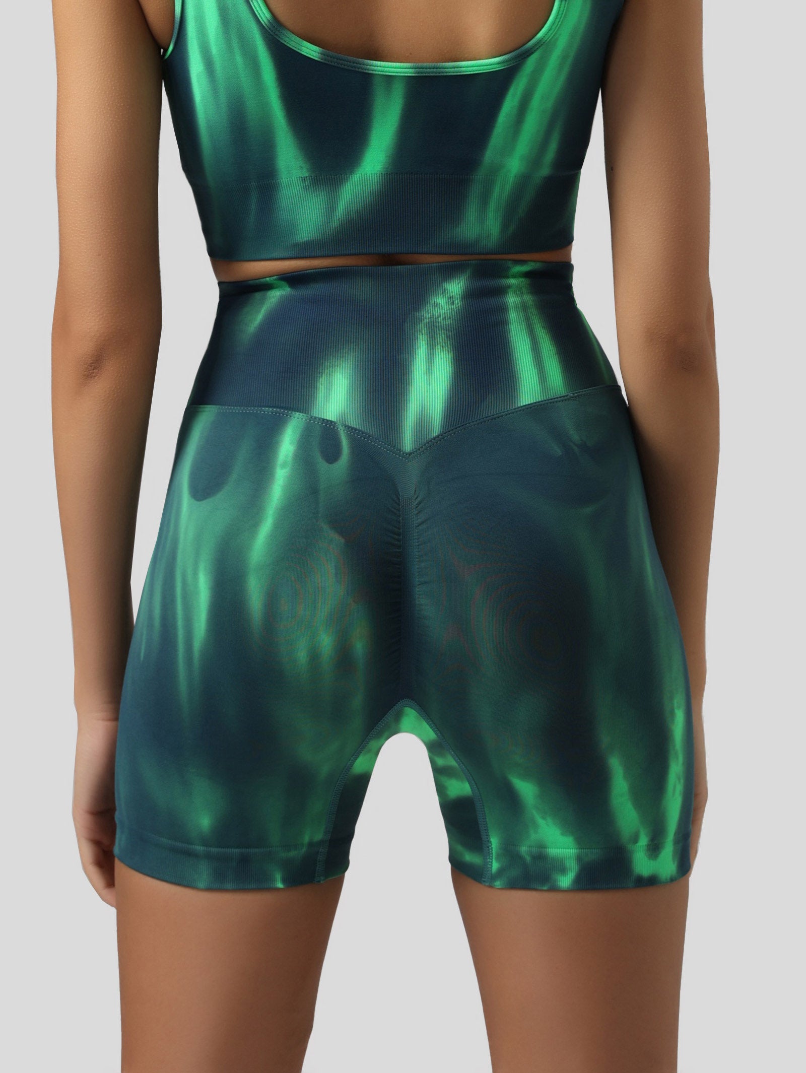 Burn Out Seamless Biker Shorts