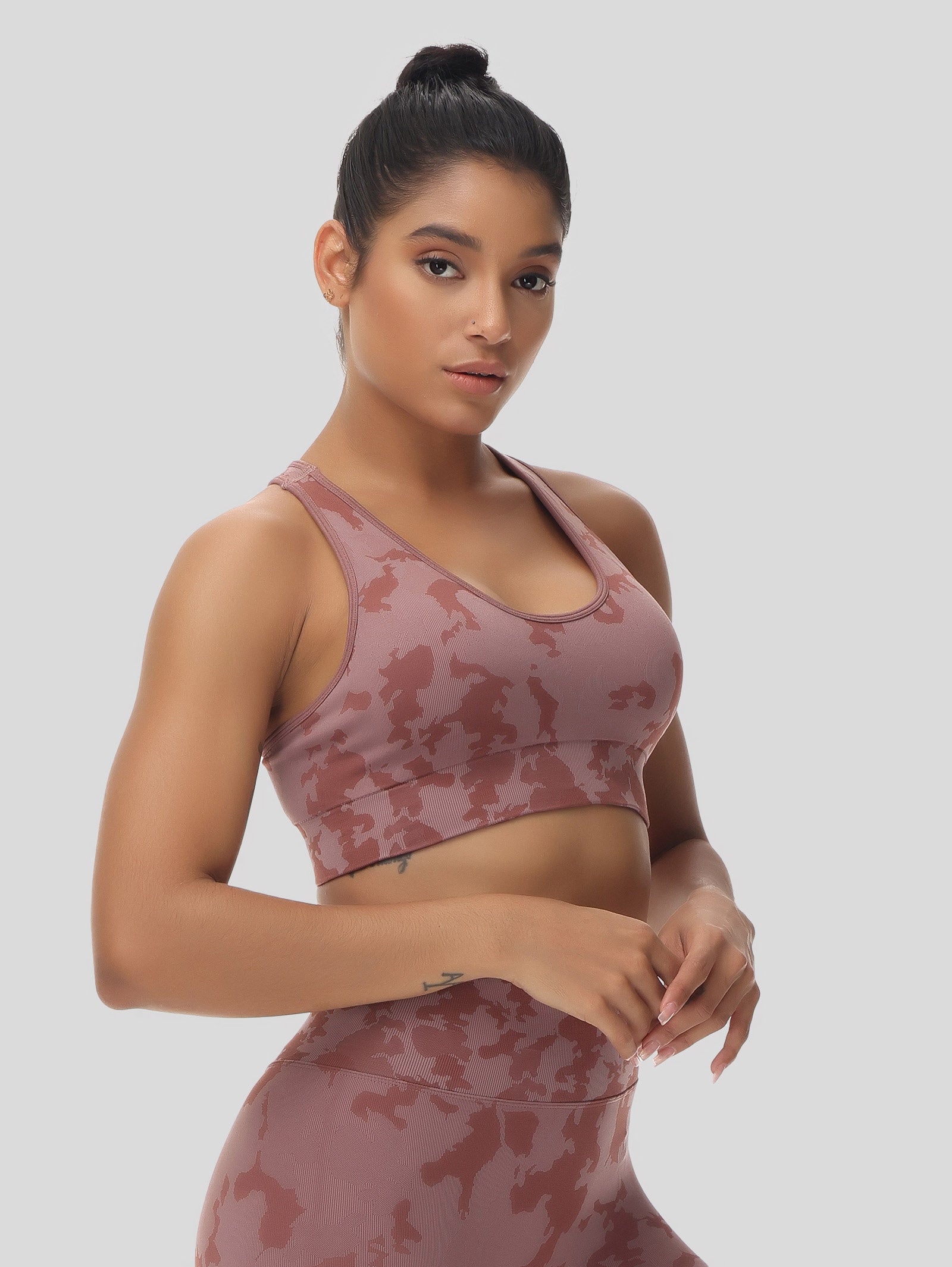 Tie Dye Seamless Two Piece Matching Set