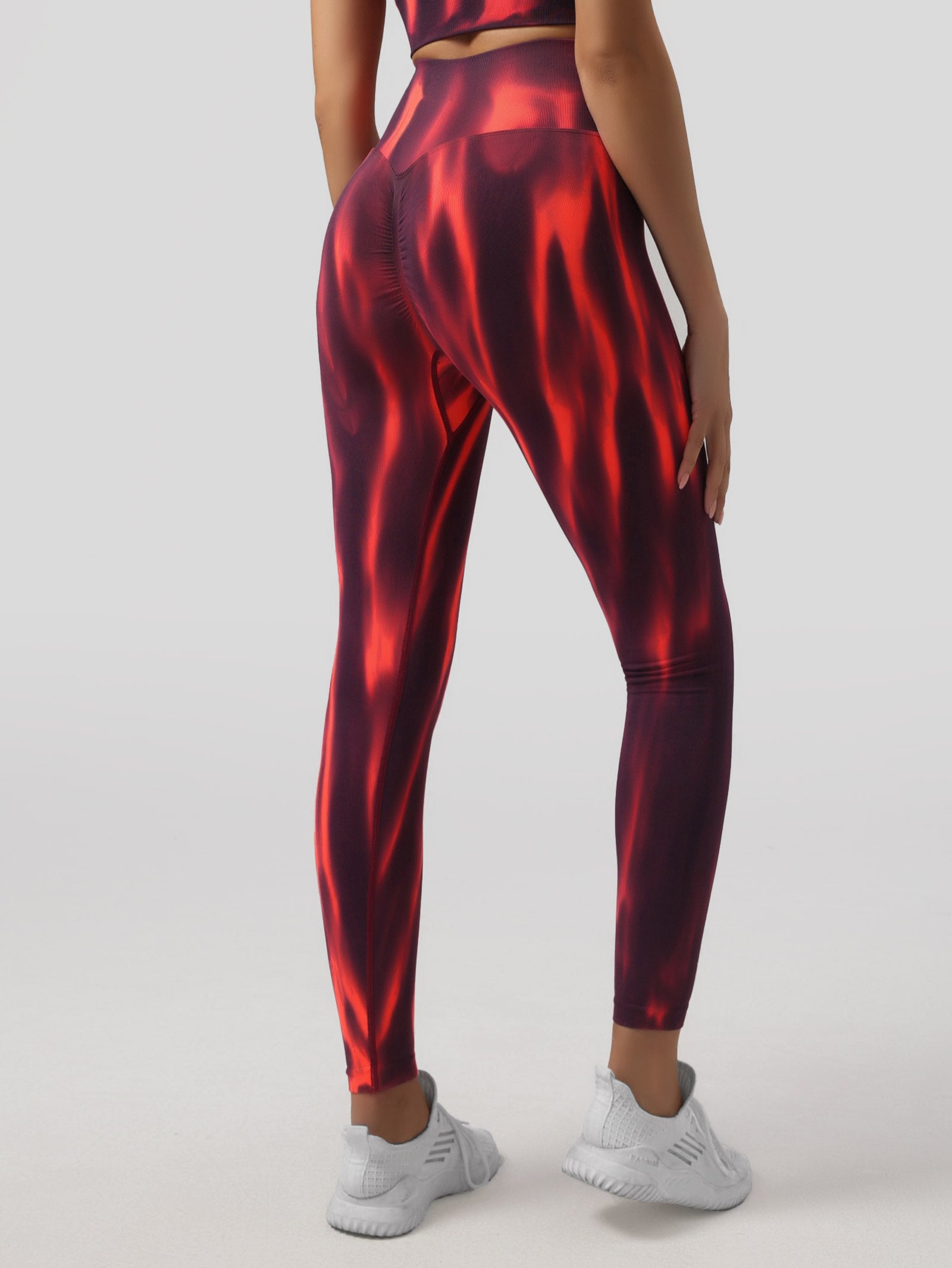 Burn Out Seamless High Waist Leggings