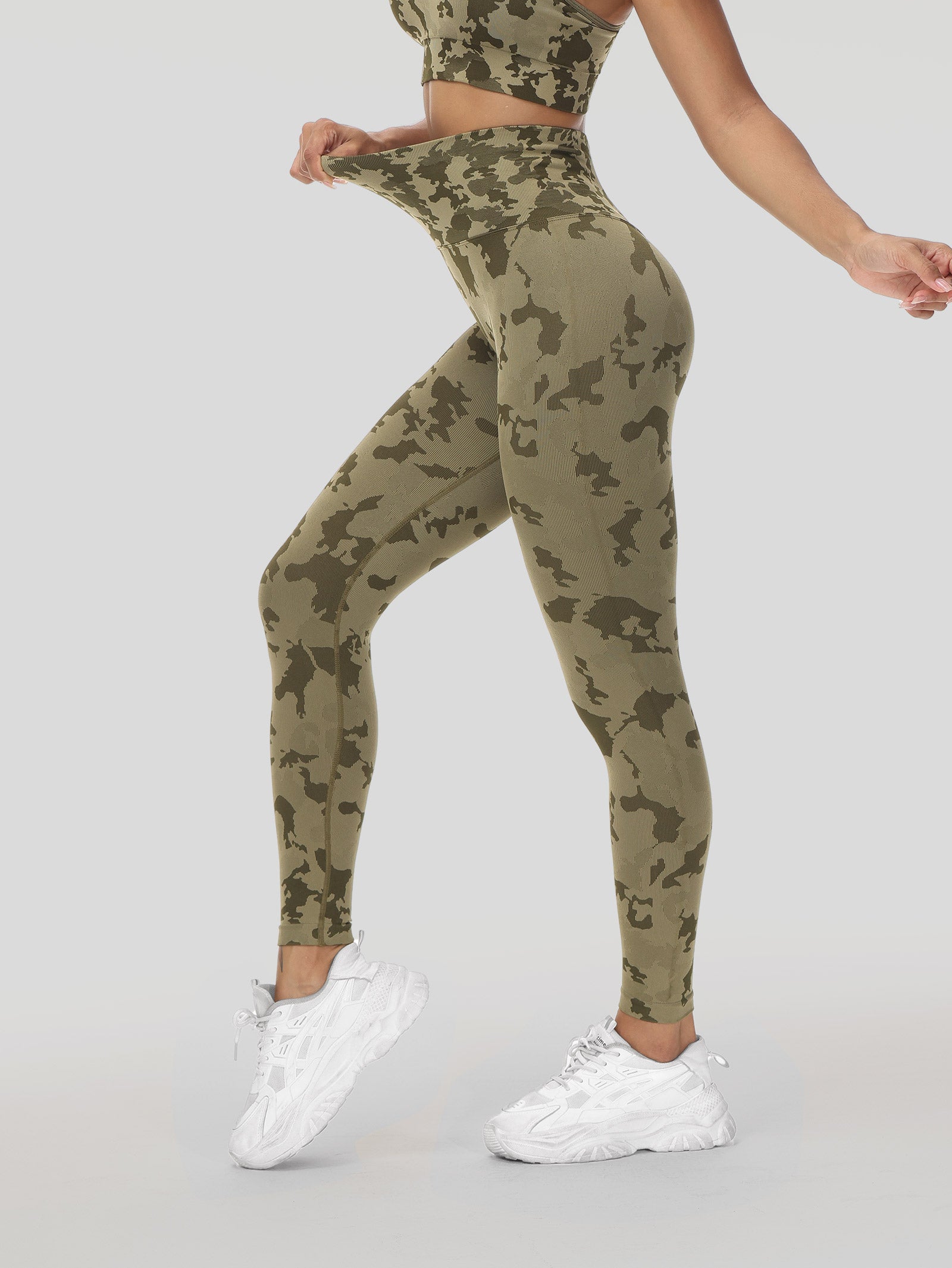 Tie Dye Seamless Two Piece Matching Set