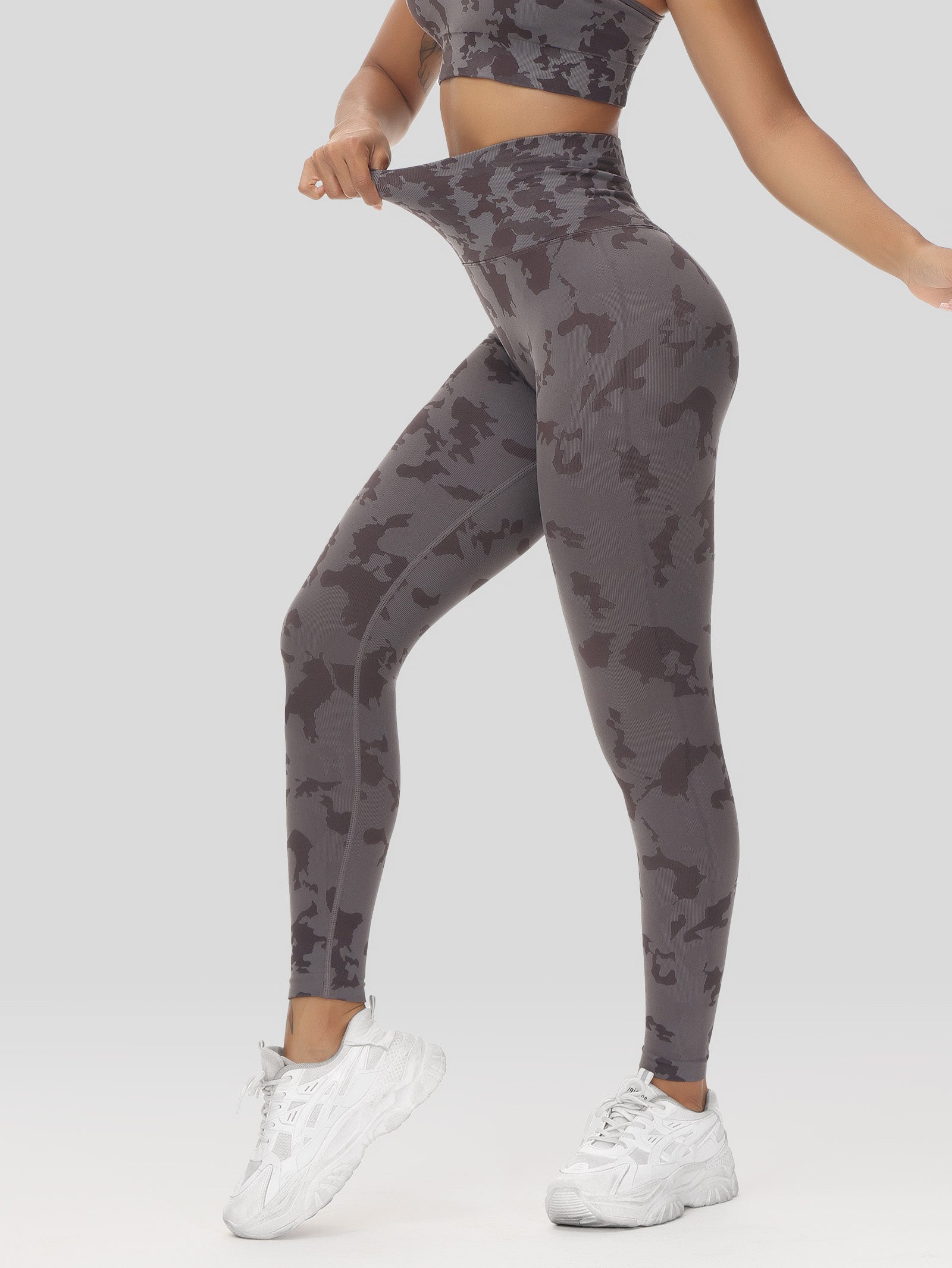 Tie Dye Seamless Two Piece Matching Set