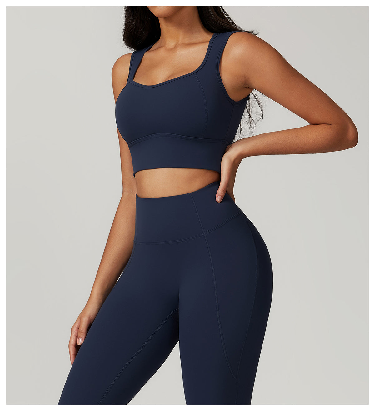 Comfort Club Brushed Fabric Sport Bra