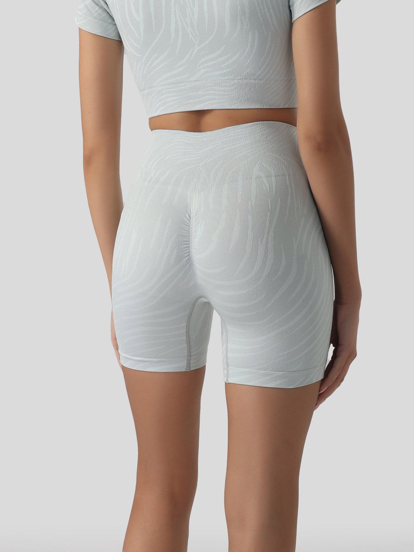 Zebra Print Biker Shorts