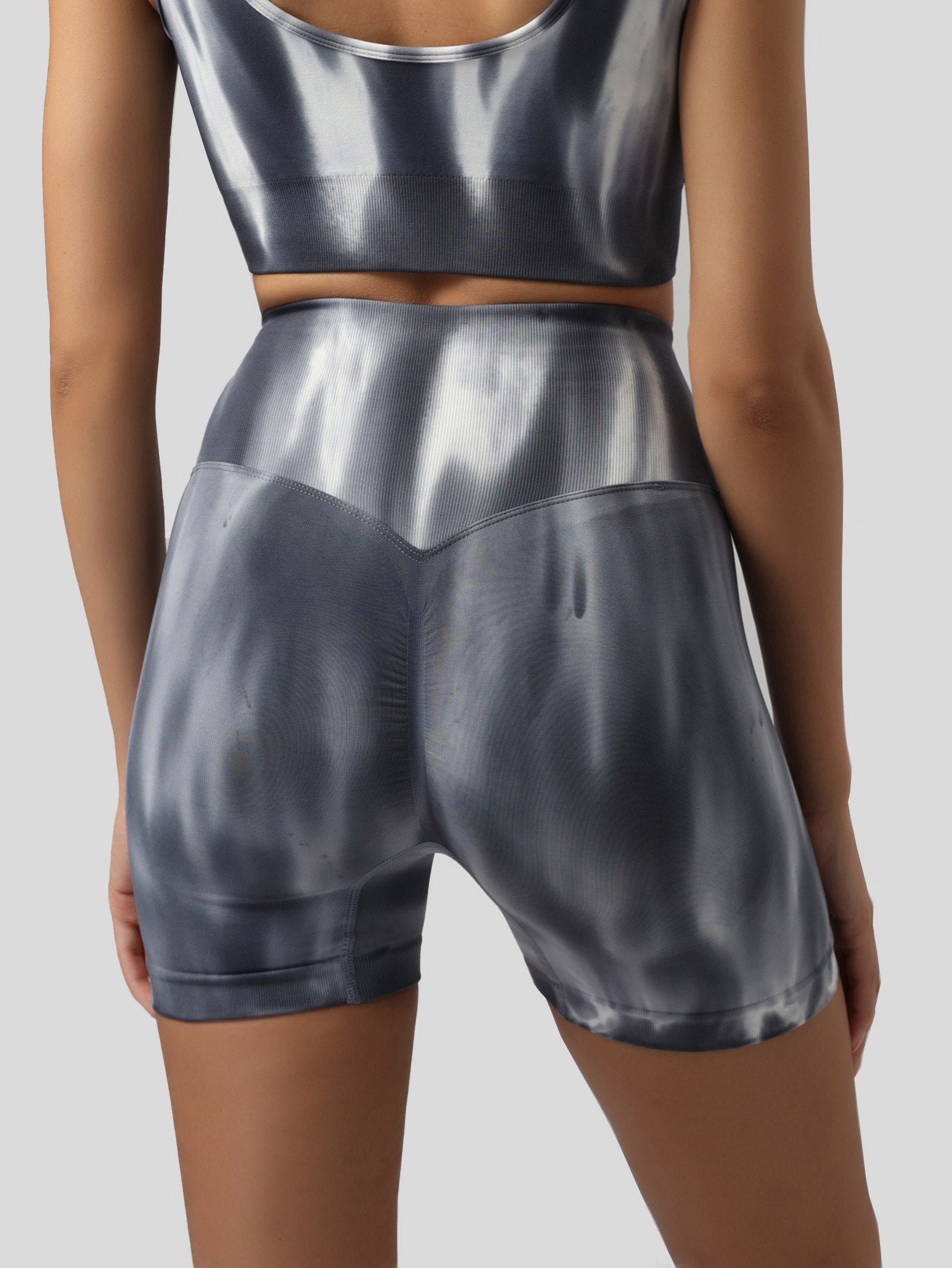 Burn Out Seamless Biker Shorts