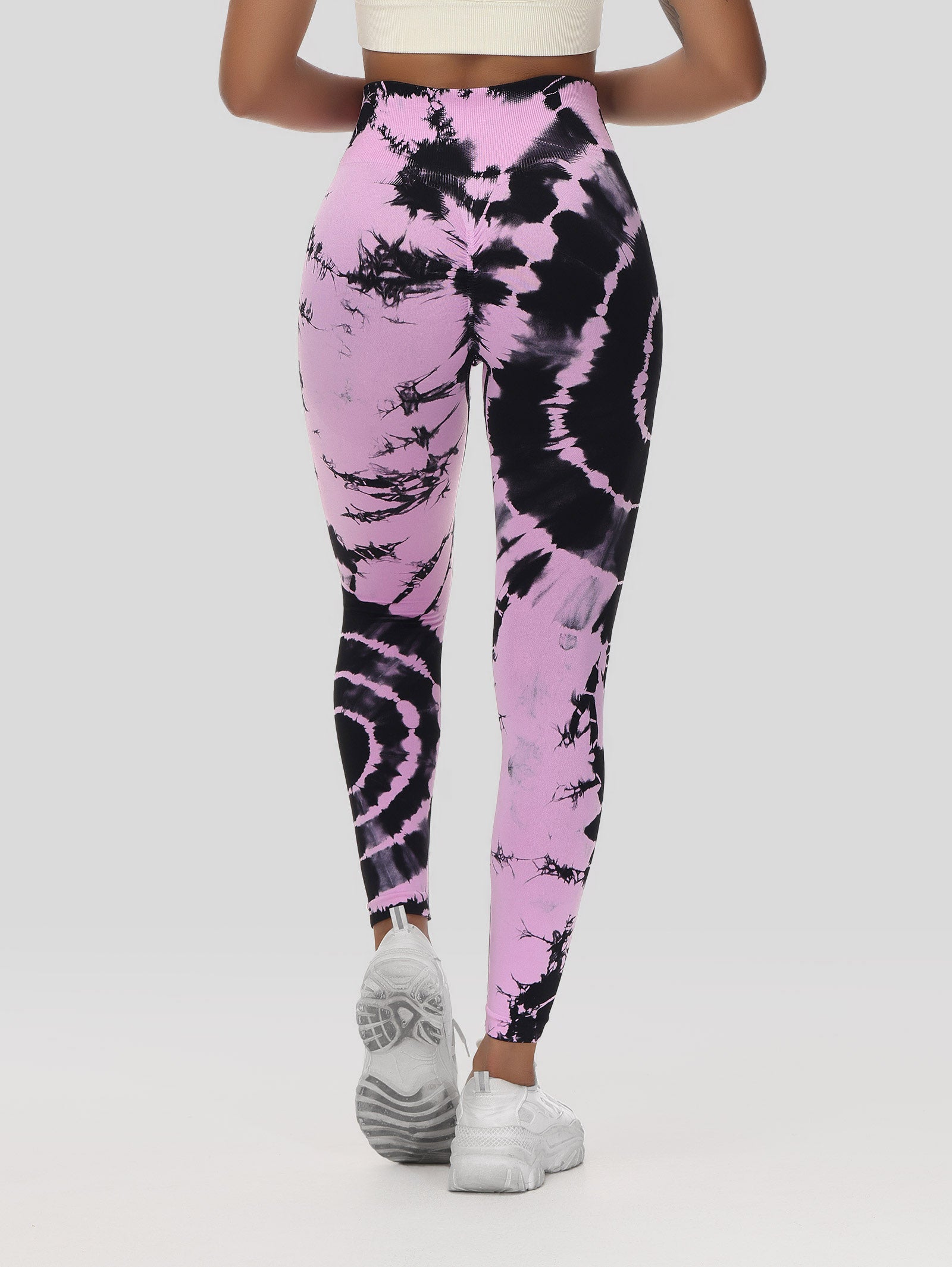 Ripple Tie Dye Butt Lifting Legging