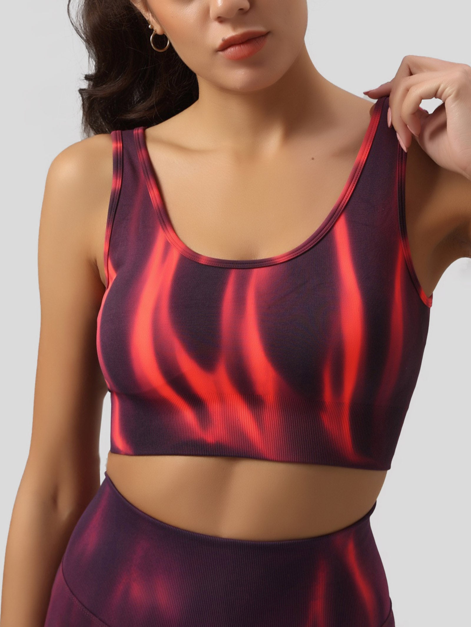Burn Out Seamless Tank Top