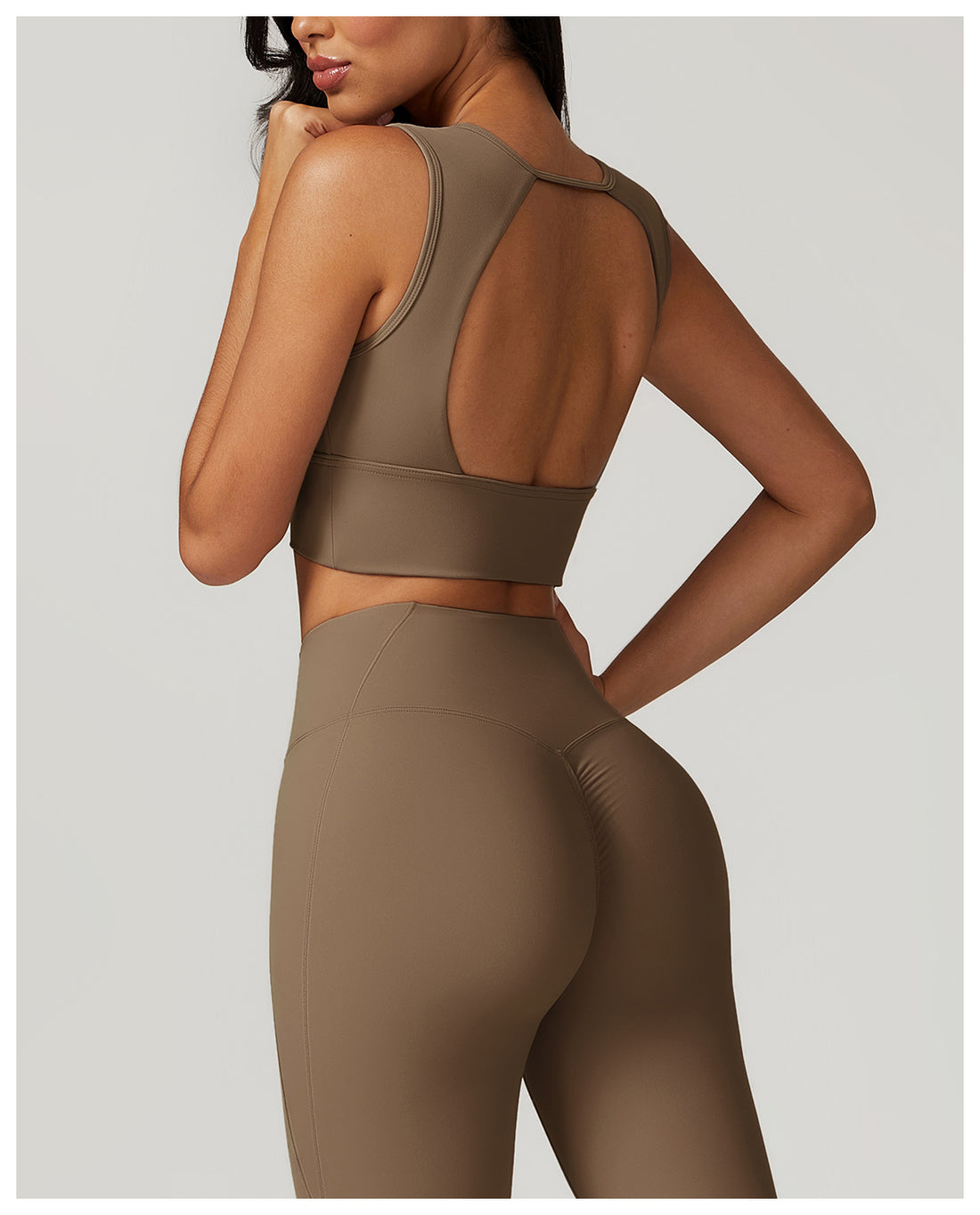 Comfort Club Brushed Fabric Sport Bra