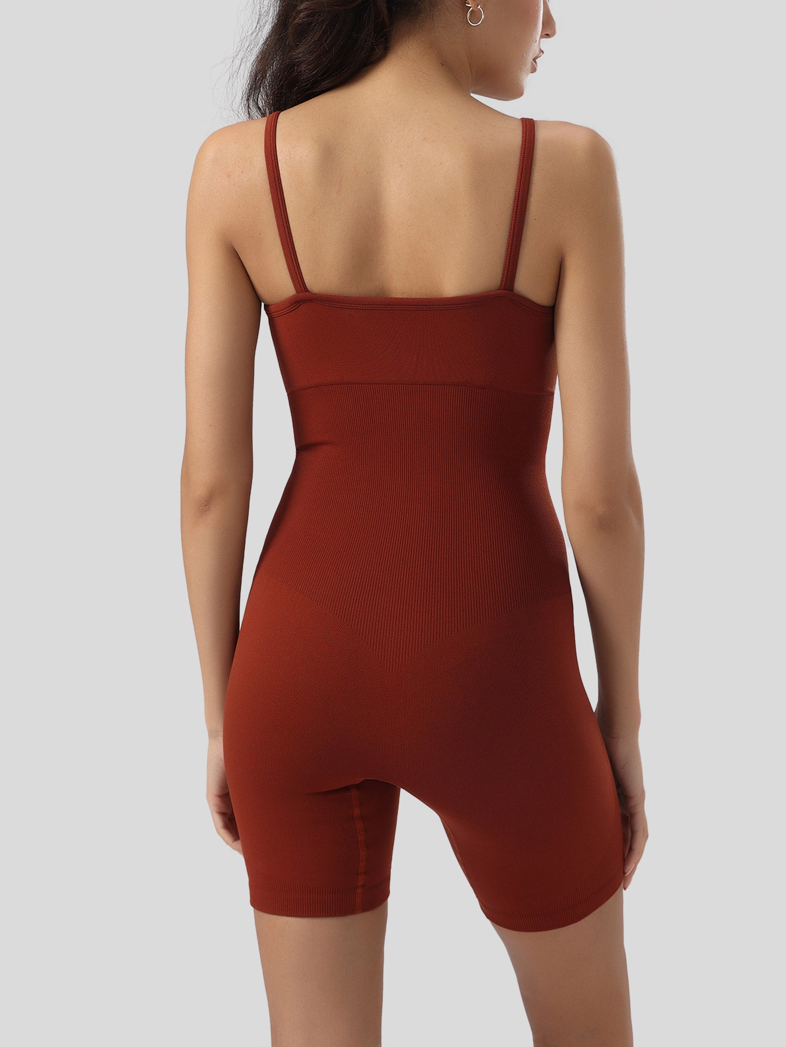 Solid Tummy Control Jumpsuit