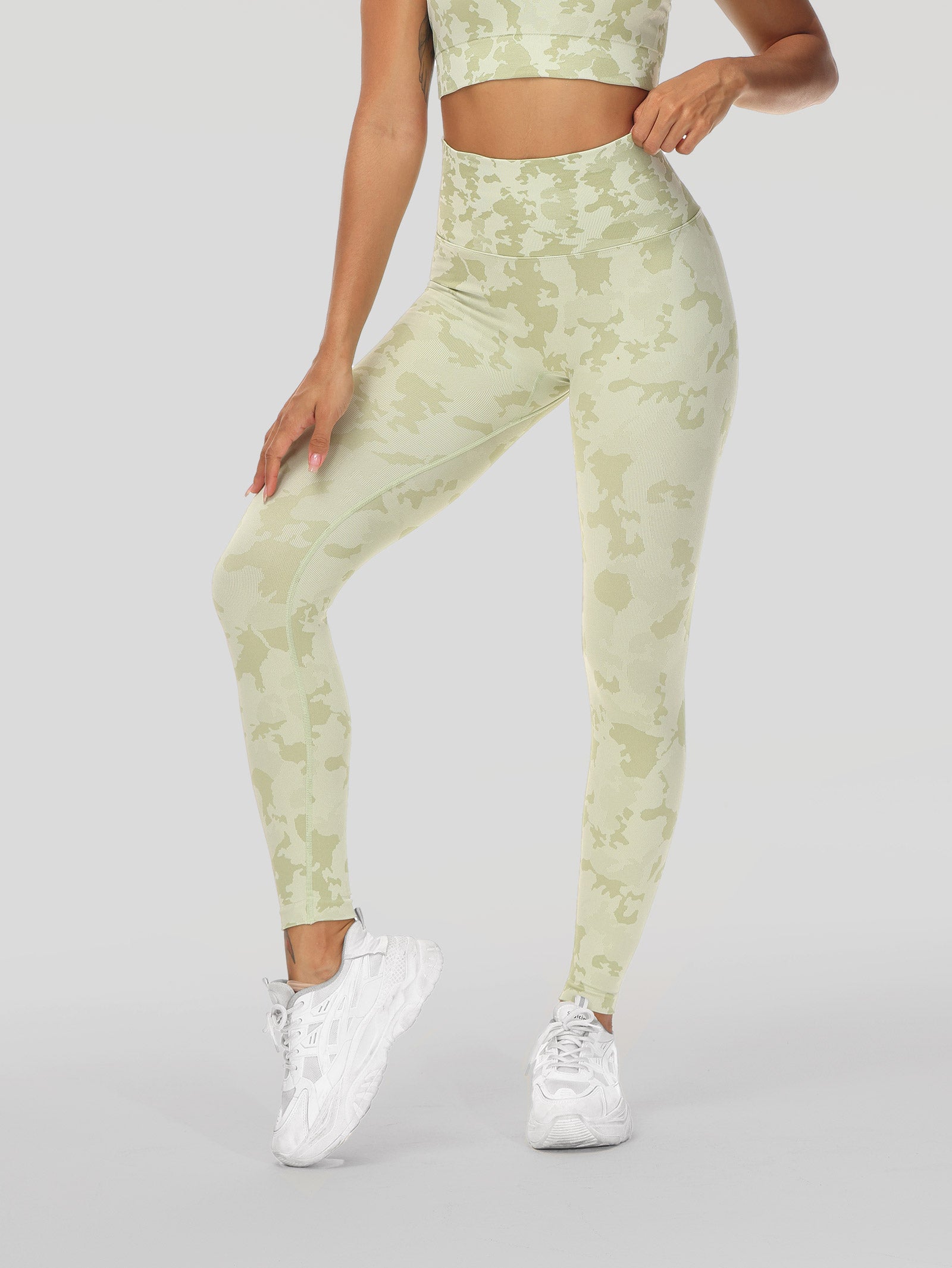 Tie Dye Seamless Two Piece Matching Set