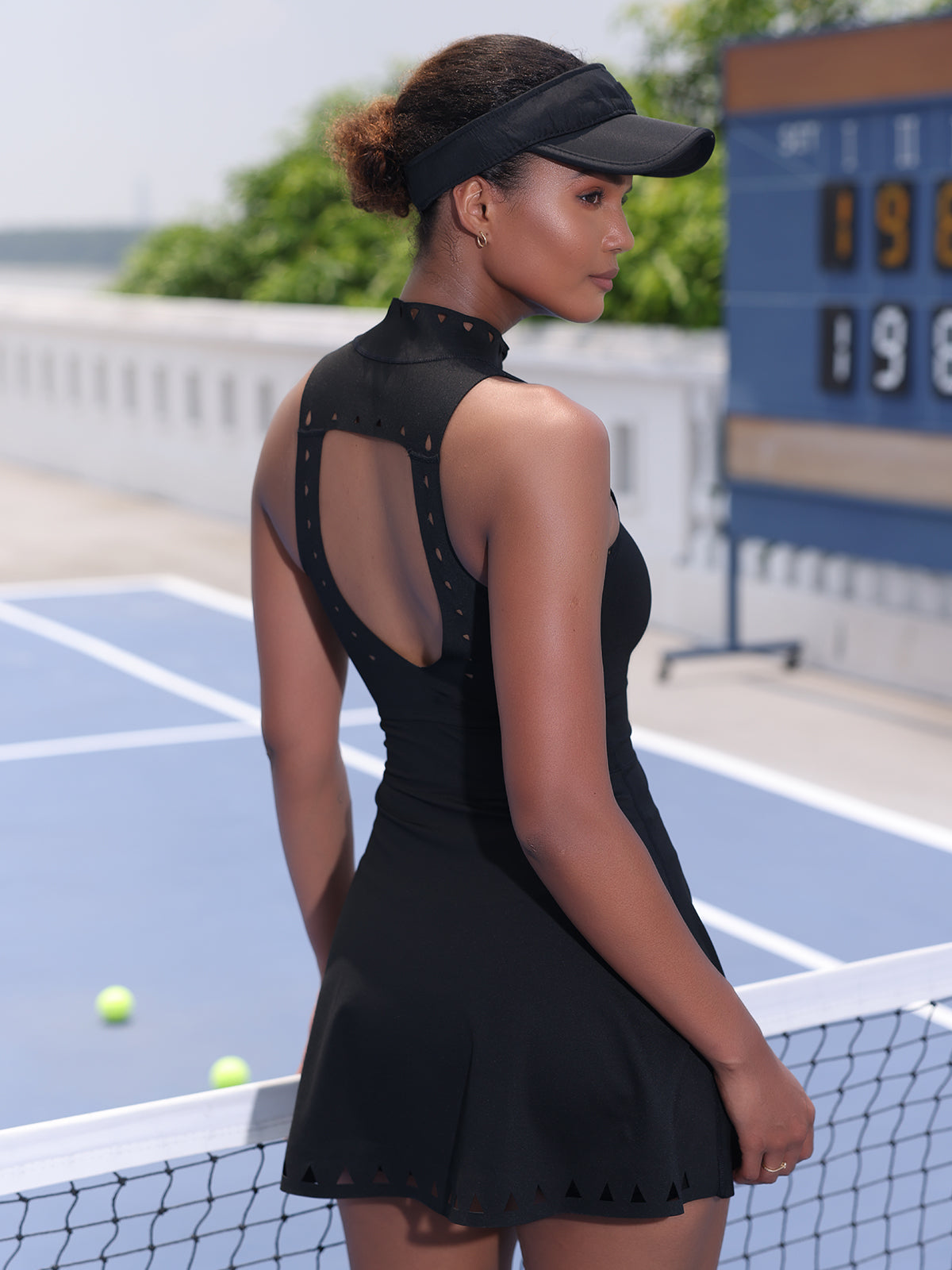 Ivory Ace Cutout Tennis Dress