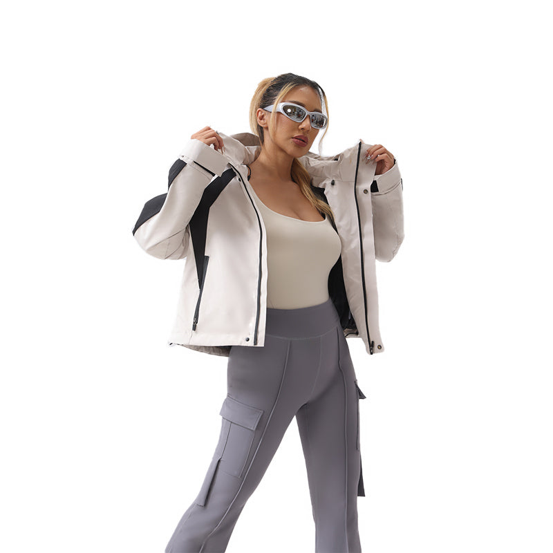 Wind Protection Hooded down Jacket