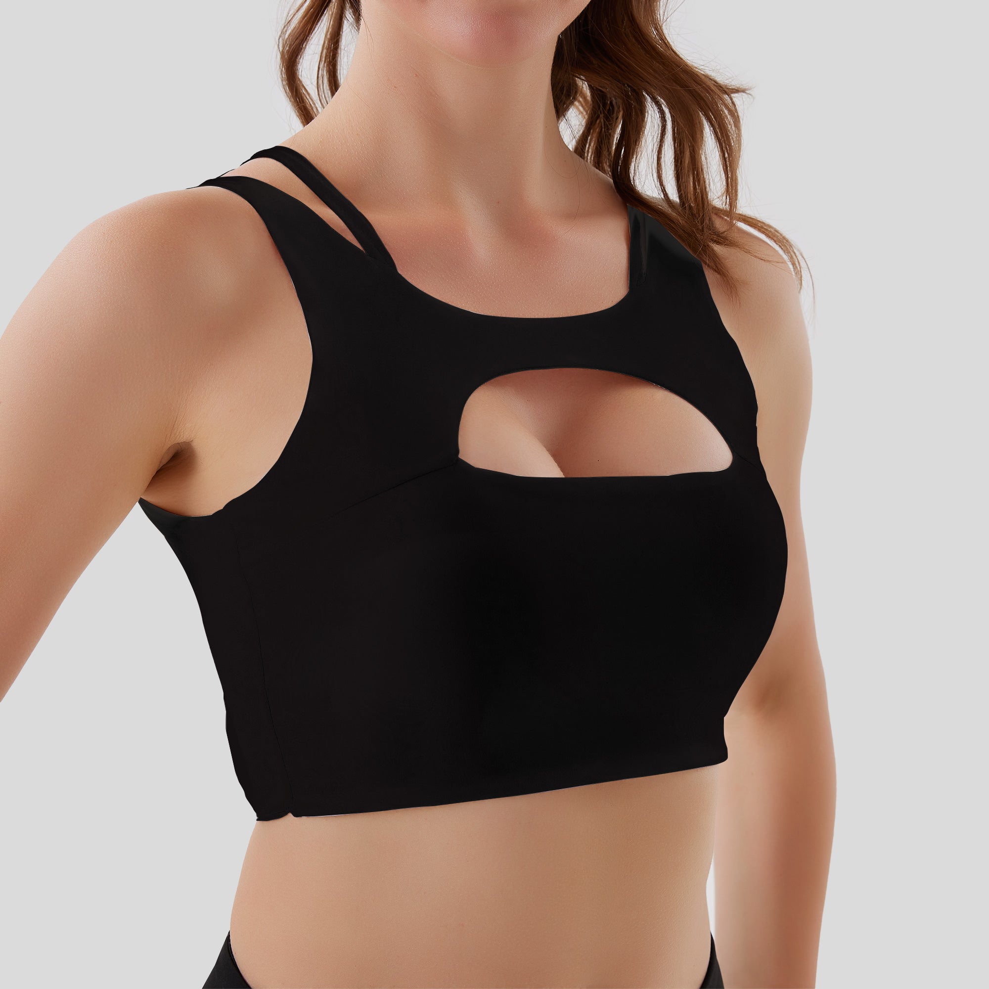 Comfort Club Cutout Sports Bra