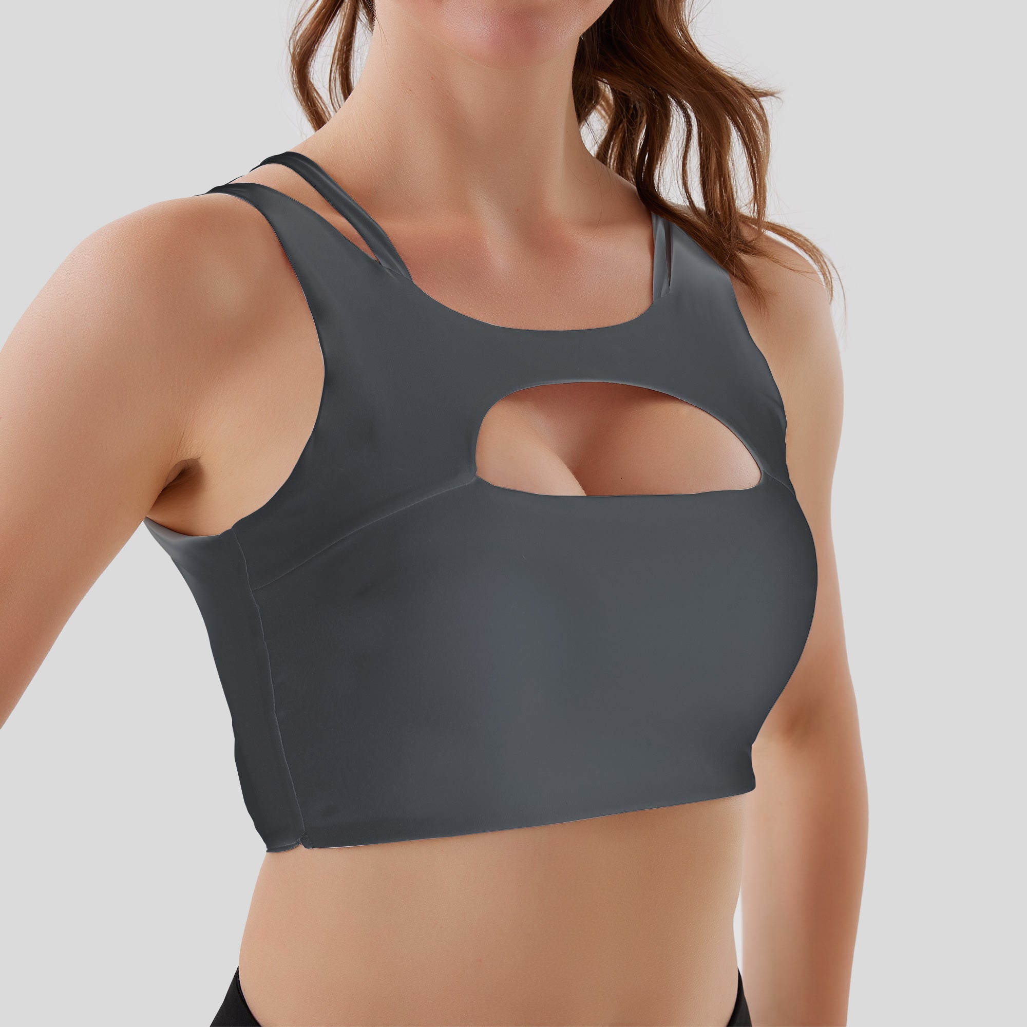 Comfort Club Cutout Sports Bra