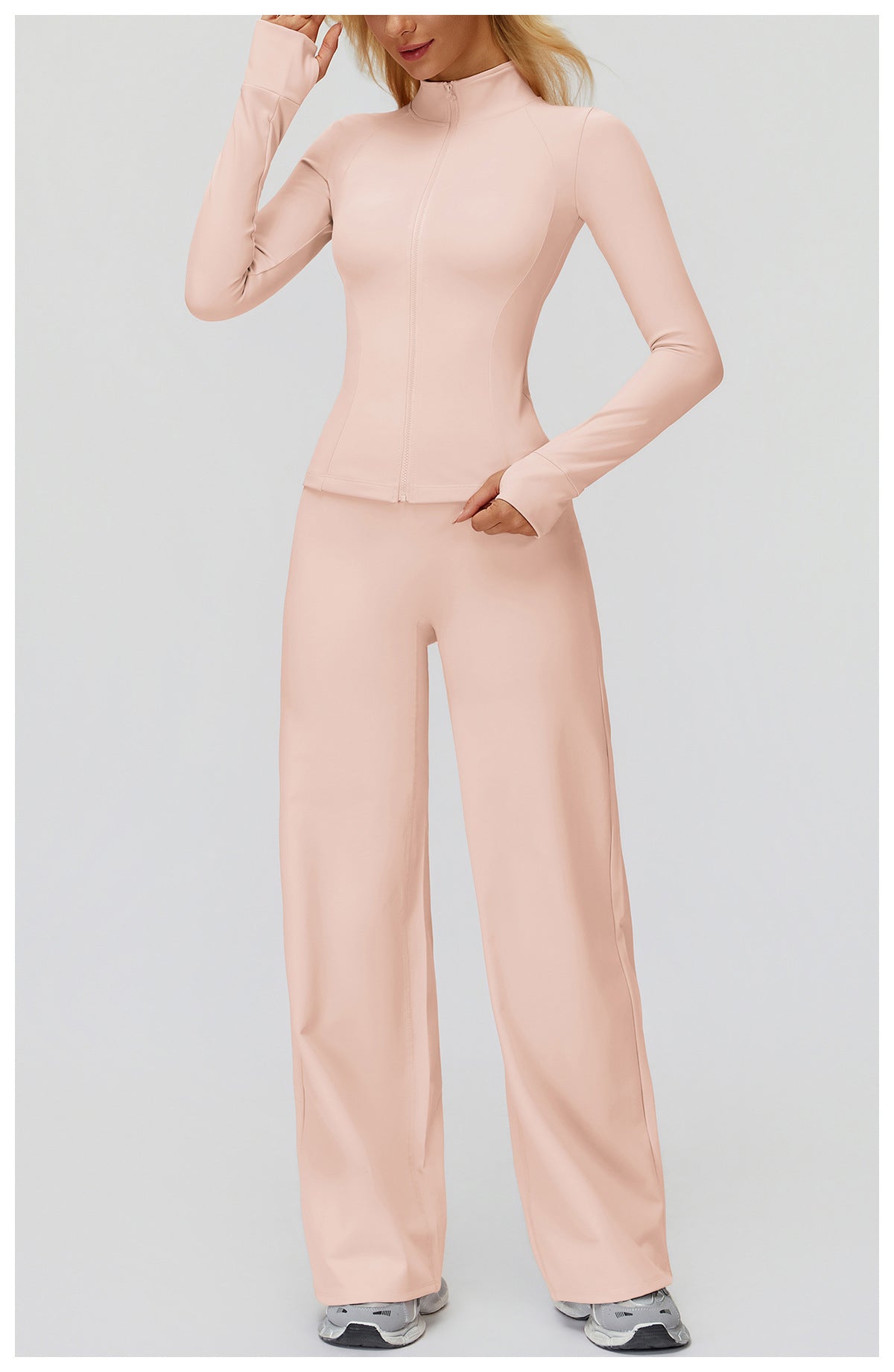 ThermaWide High-Waist Fleece Wide-Leg Pants