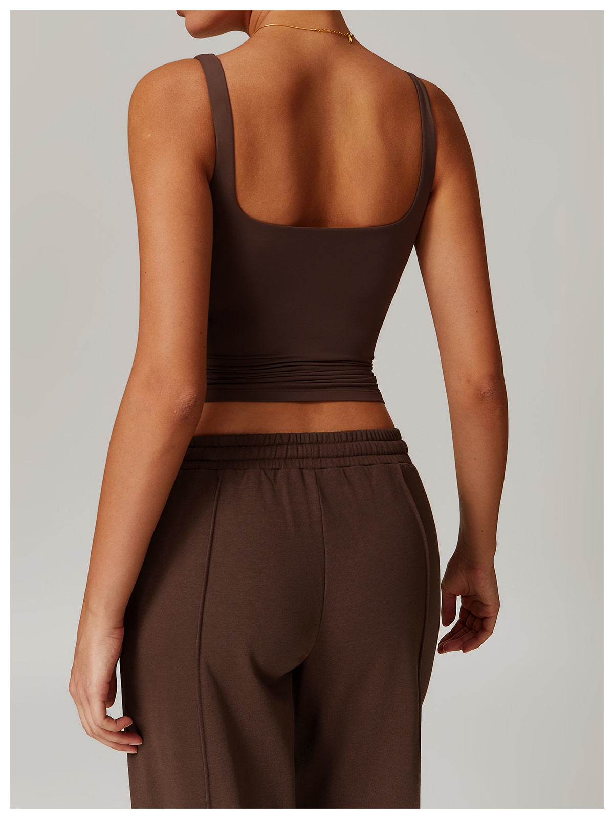 Essential Square Neck Tank & Relaxed Fit Pants Set