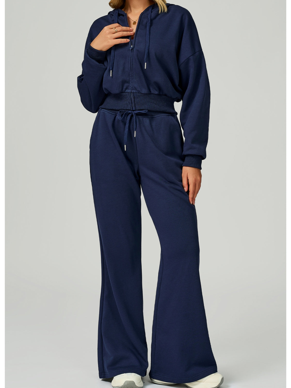 Autumn Ease Zip Hoodie Set