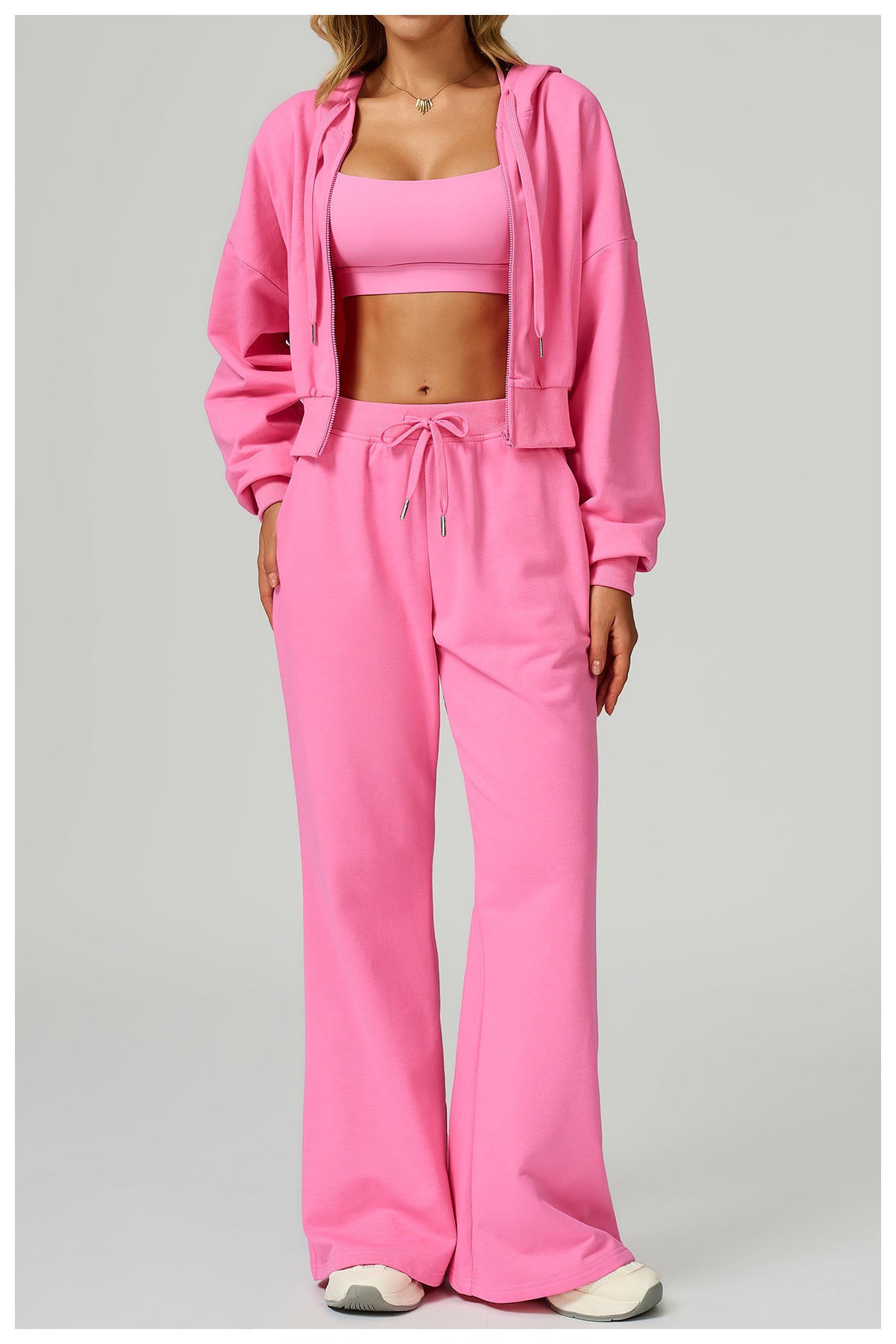 Autumn Ease Zip Hoodie Set