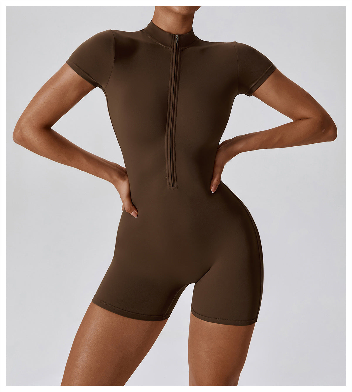 Zipper Seamless Romper