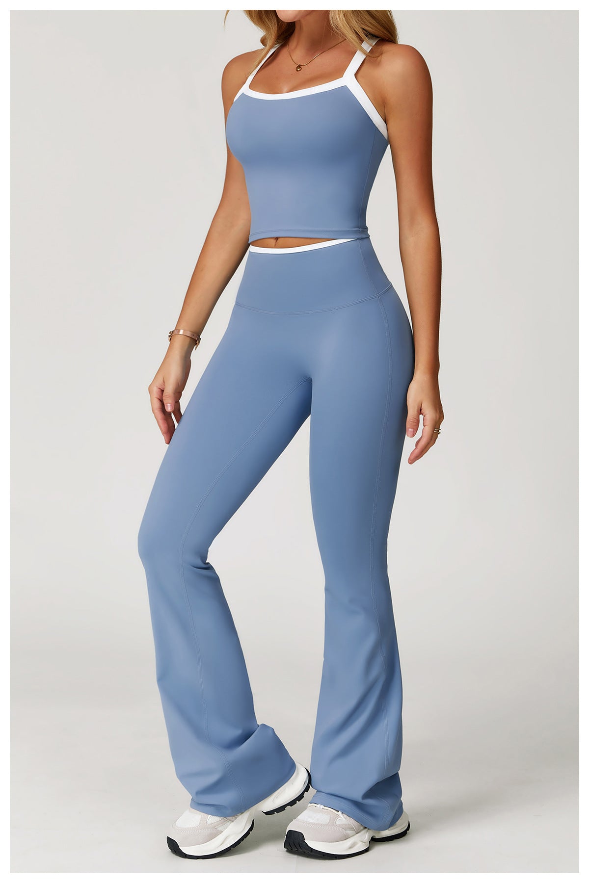 FlareFit Contrast Trim Activewear Set