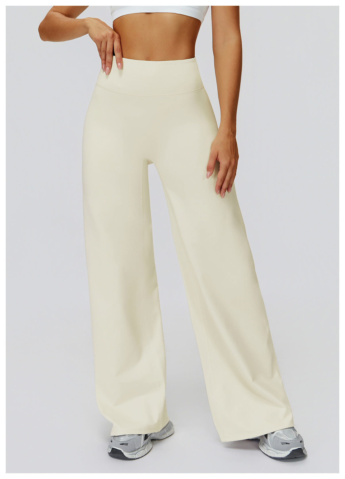 ThermaWide High-Waist Fleece Wide-Leg Pants